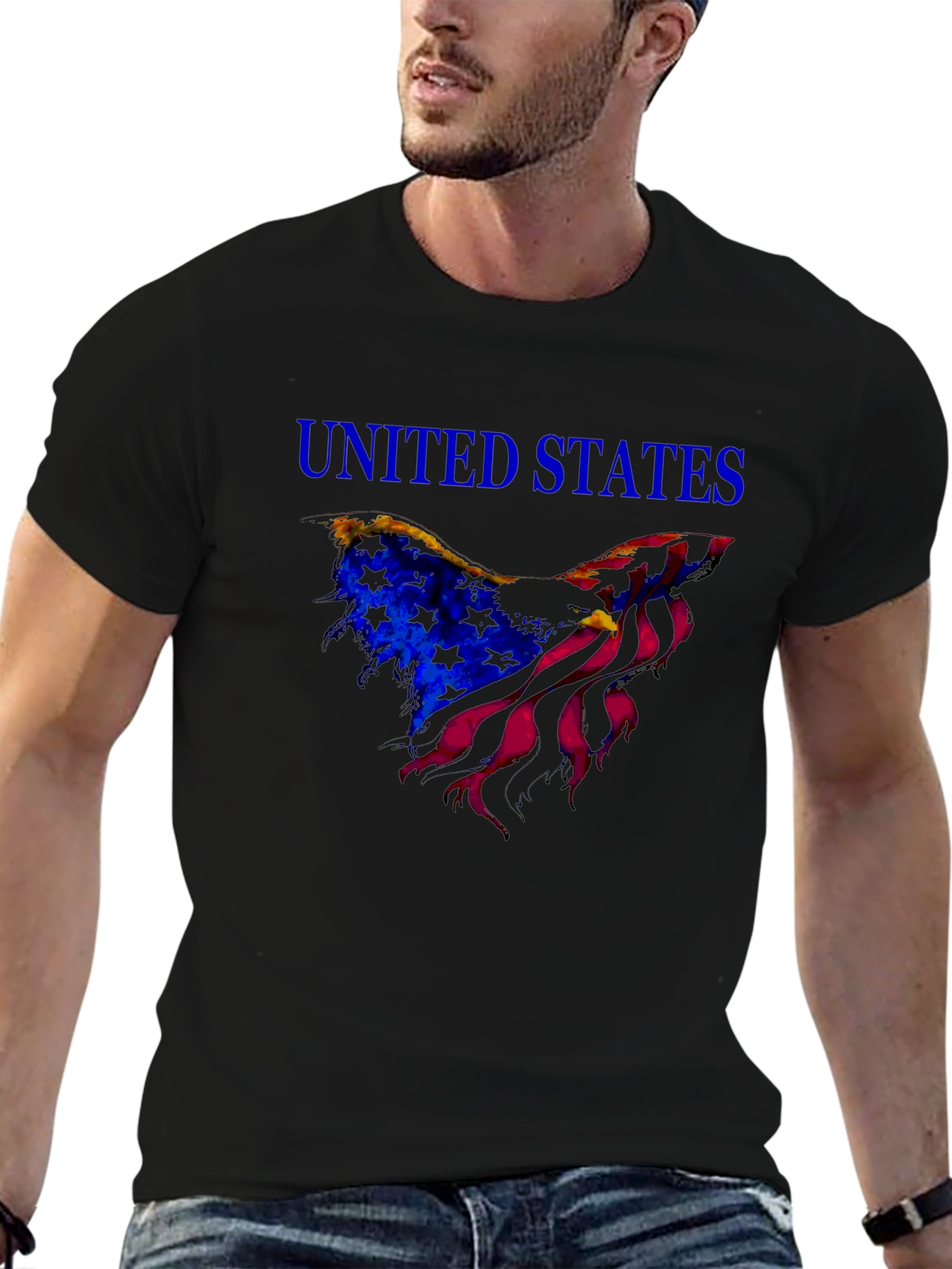 United States Flag Eagle T-Shirt - Patriotic USA Pride