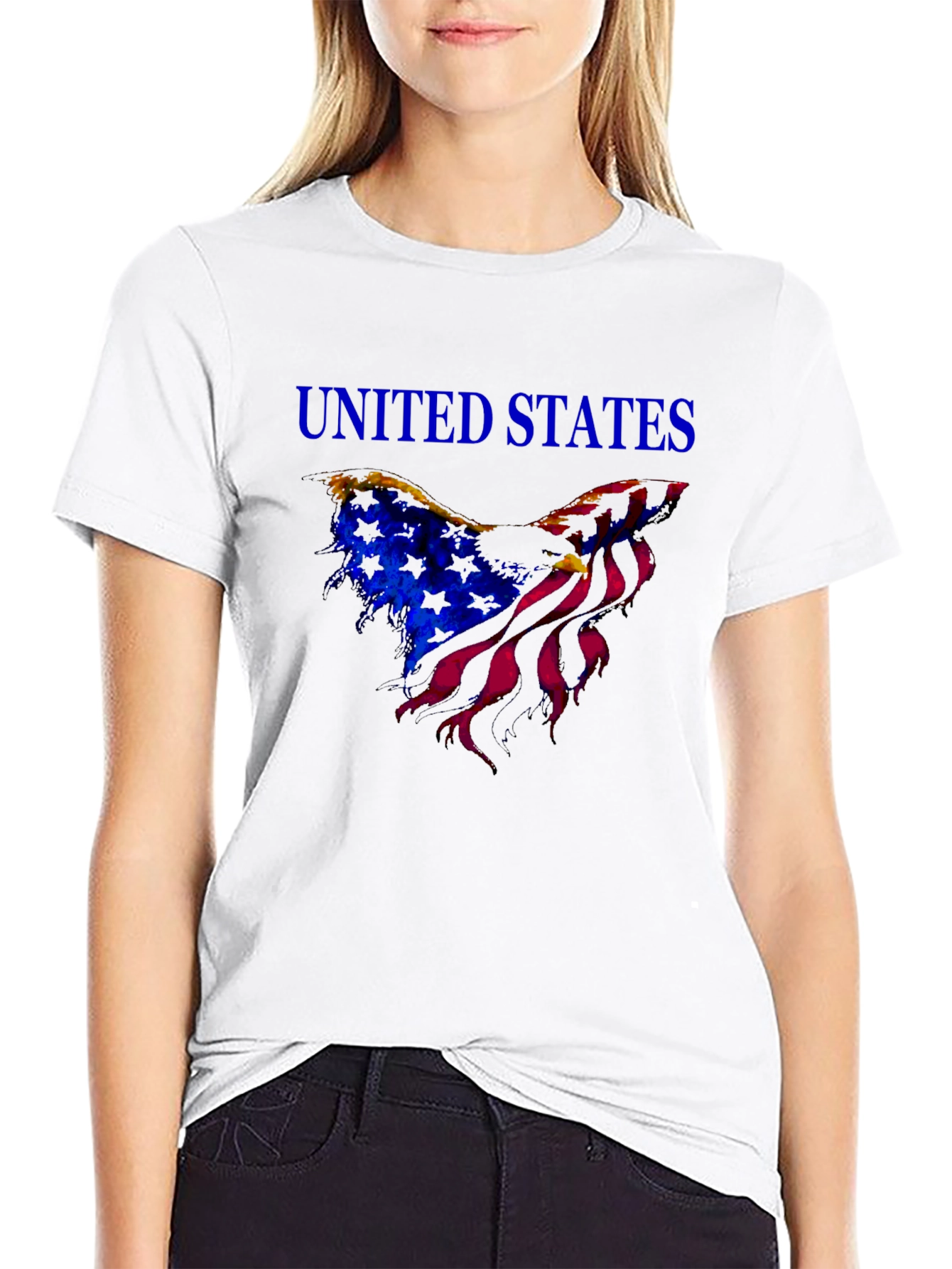 United States Flag Eagle T-Shirt - Patriotic USA Pride