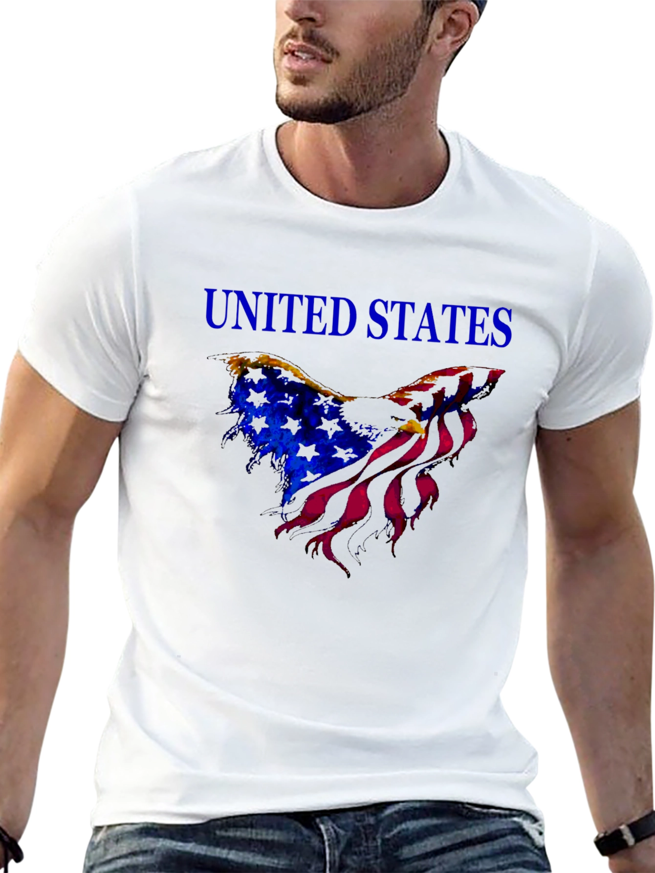 United States Flag Eagle T-Shirt - Patriotic USA Pride