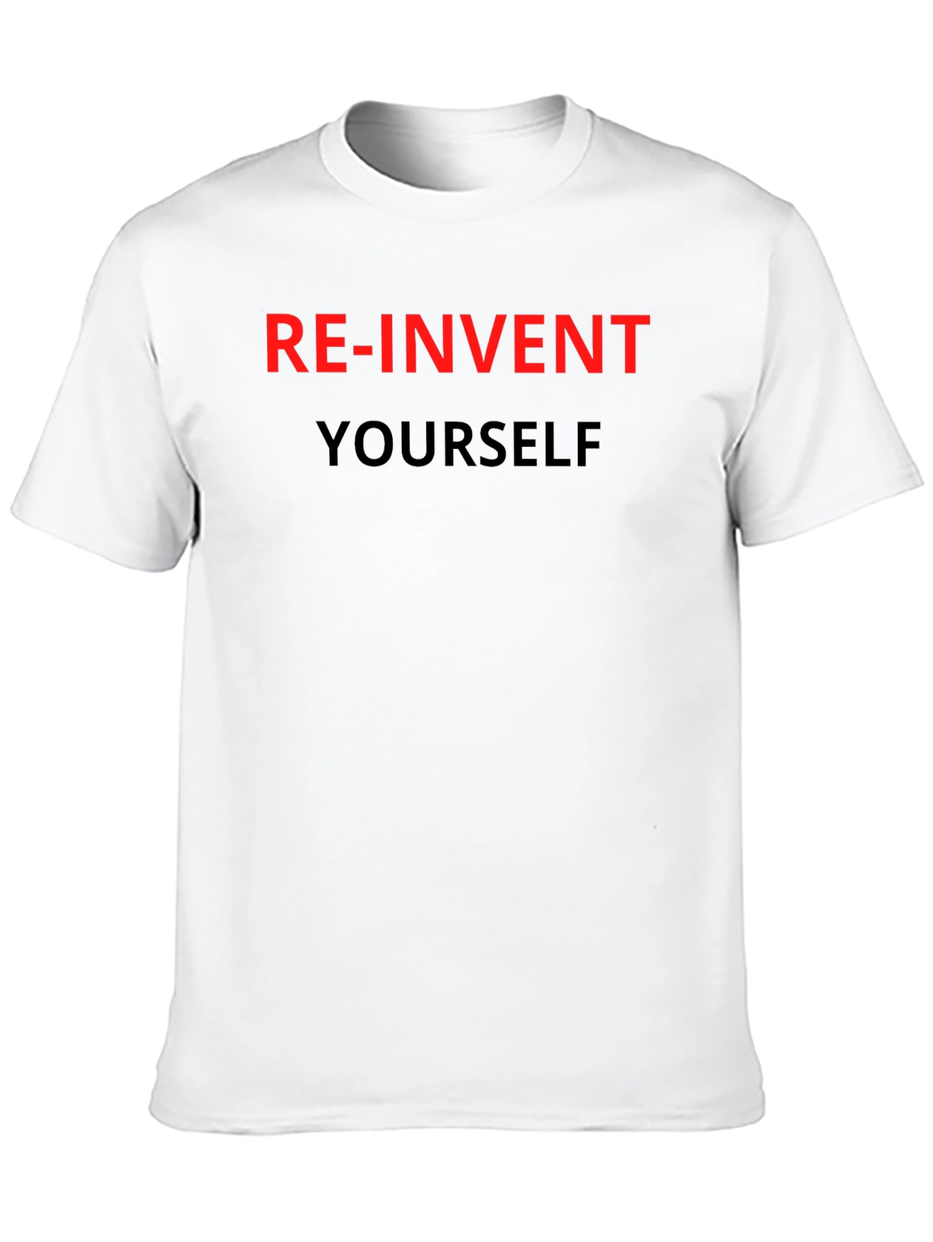 Re-Invent Yourself Graphic Tee - Black
