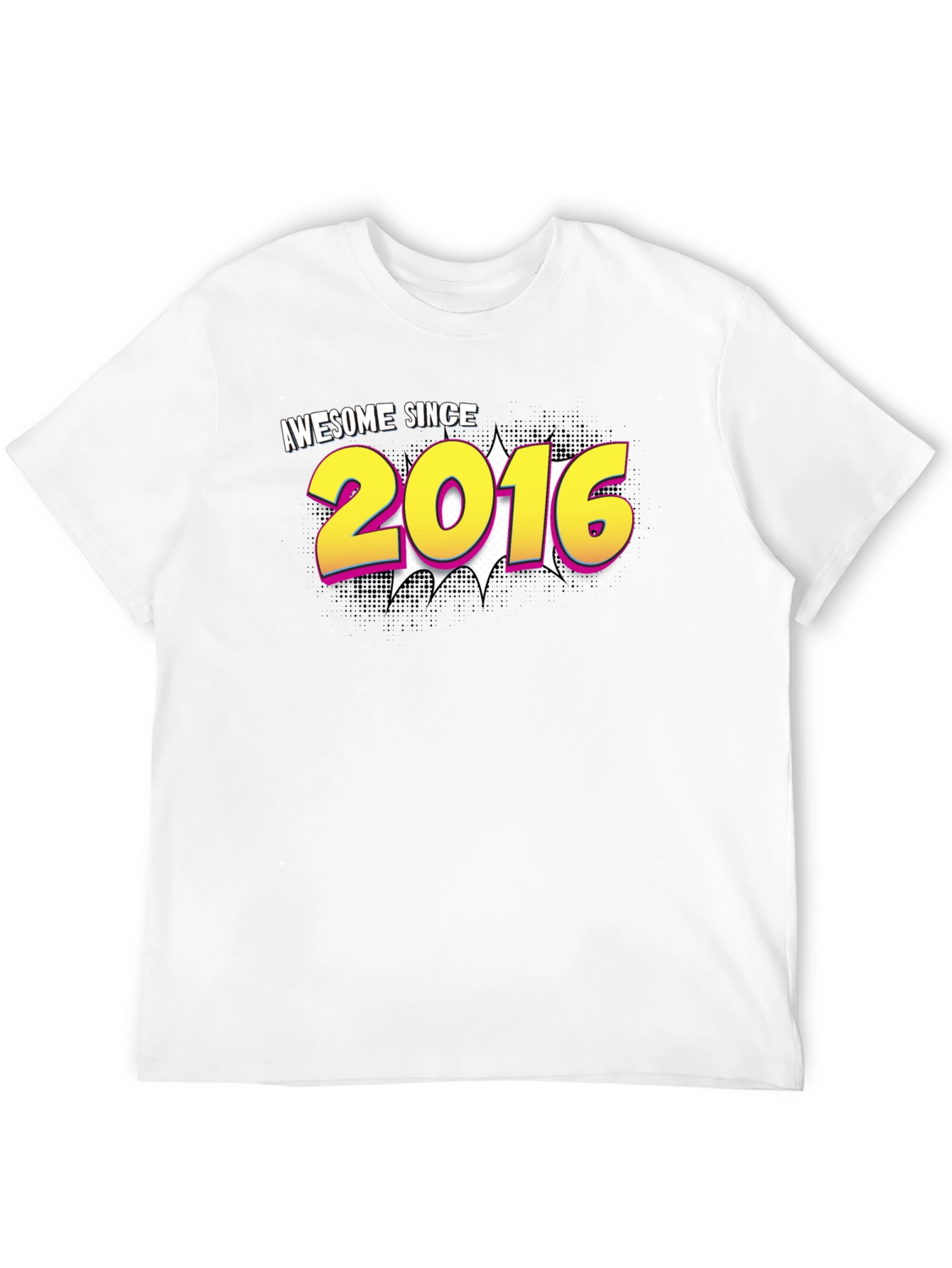 Awesome Since 2016 Black T-Shirt