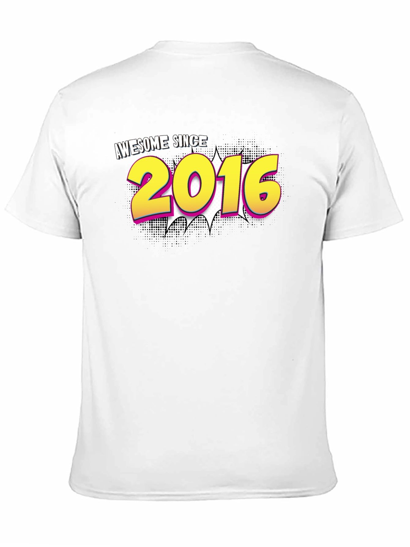 Awesome Since 2016 Black T-Shirt