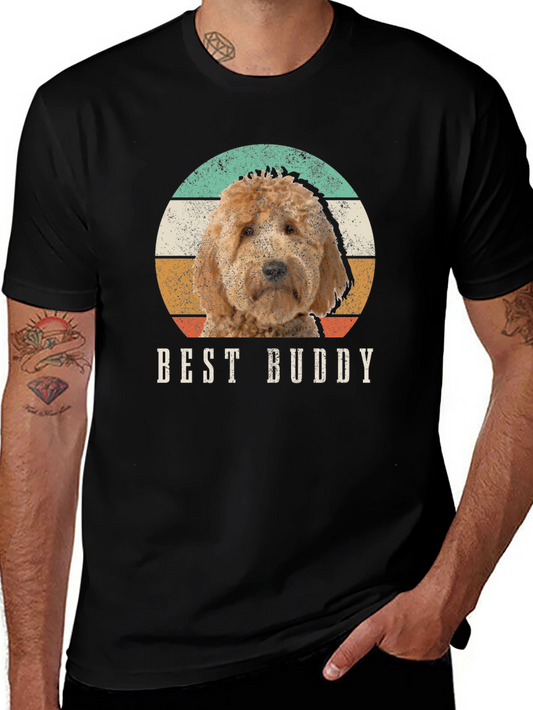 Best Buddy Dog T-Shirt Vintage Style Pet Tee