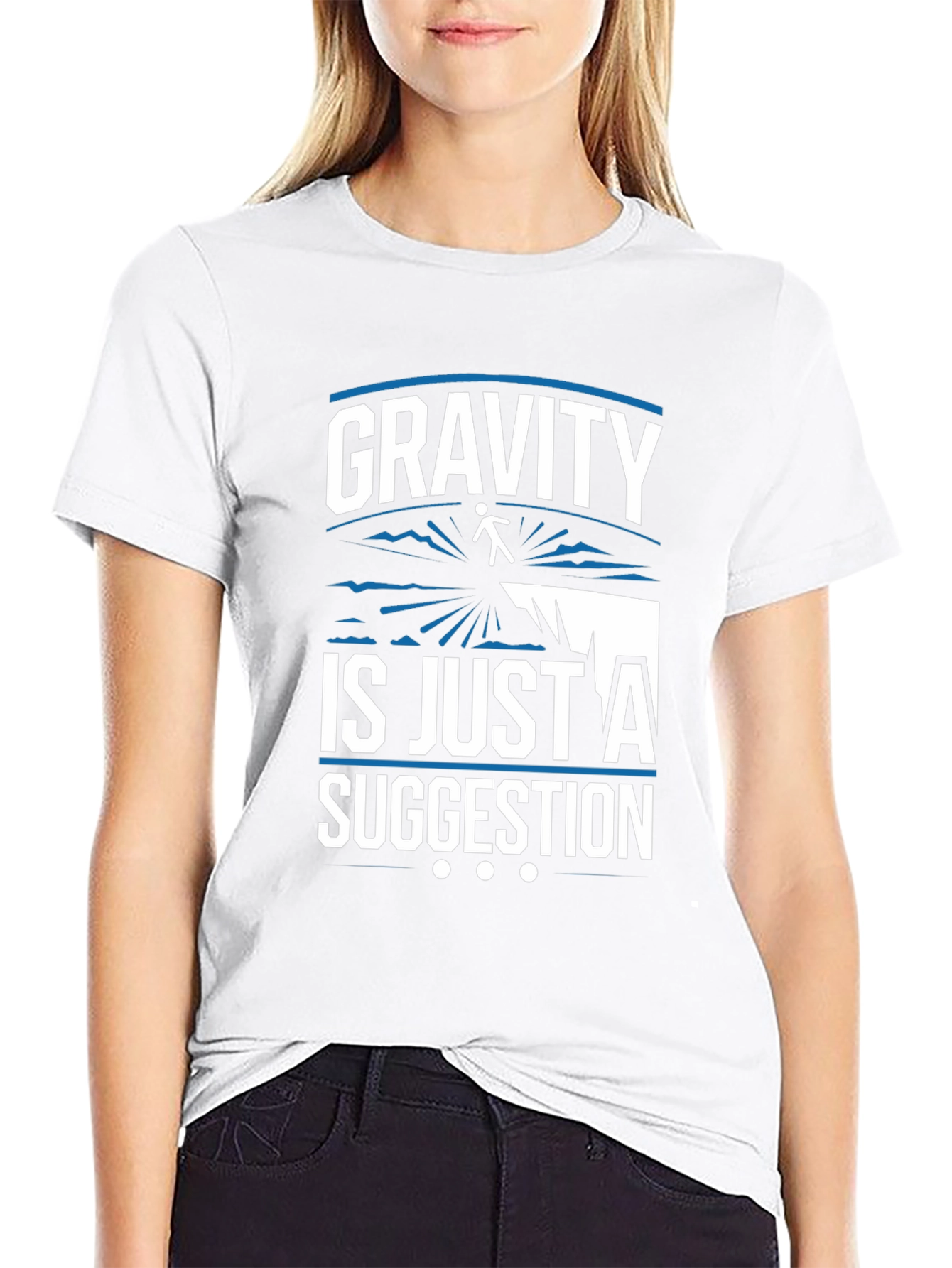 Gravity Suggestion Graphic Tee - Black