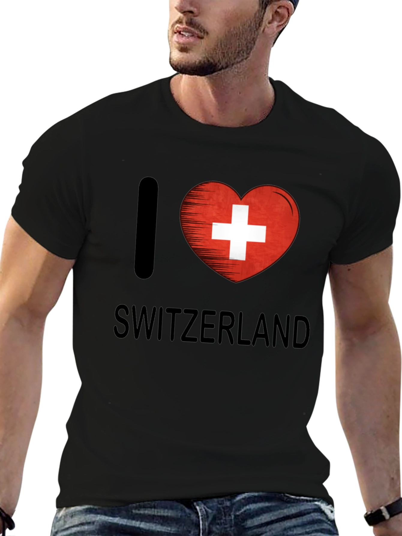 I Love Switzerland Graphic T-Shirt