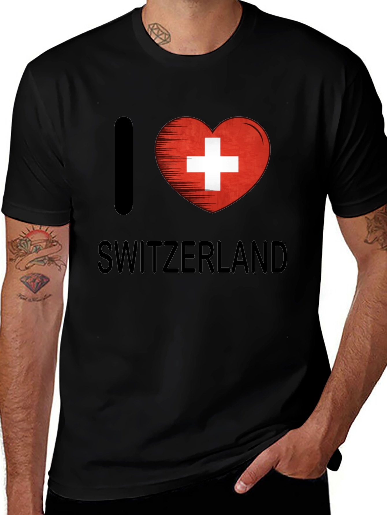 I Love Switzerland Graphic T-Shirt