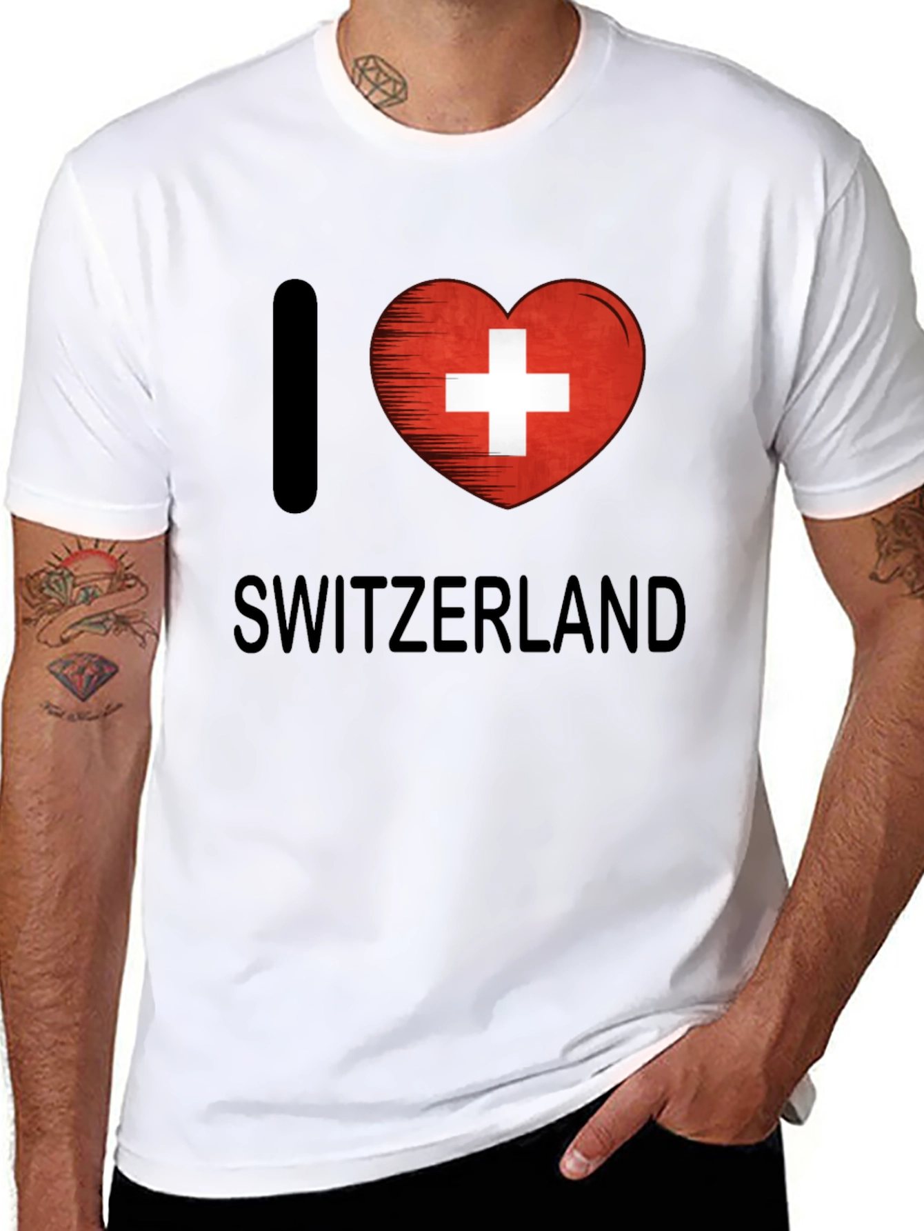 I Love Switzerland Graphic T-Shirt