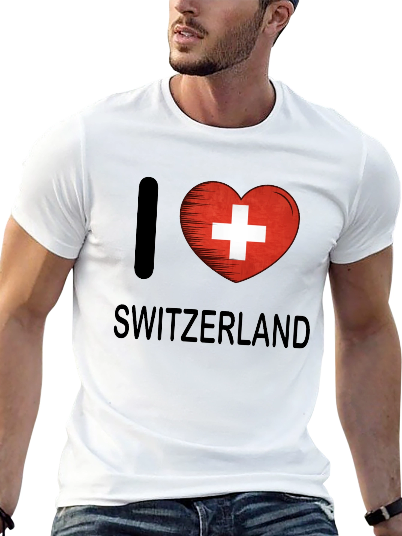 I Love Switzerland Graphic T-Shirt