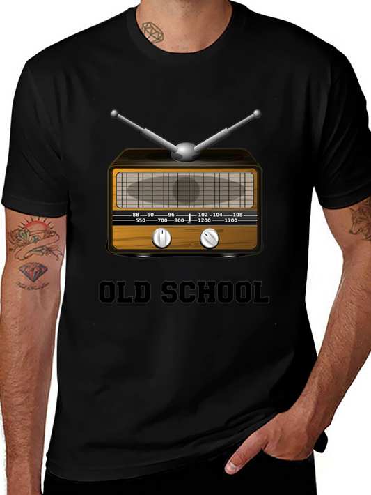 Vintage Radio Old School Graphic T-Shirt