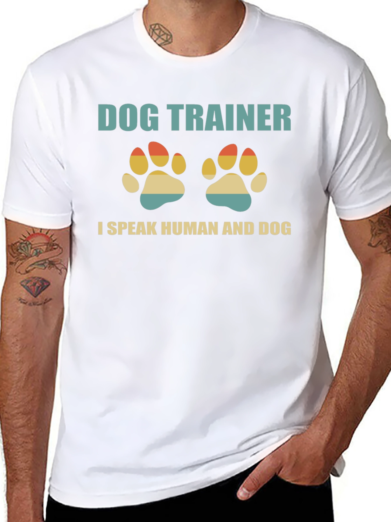 Dog Trainer T-Shirt: I Speak Human and Dog