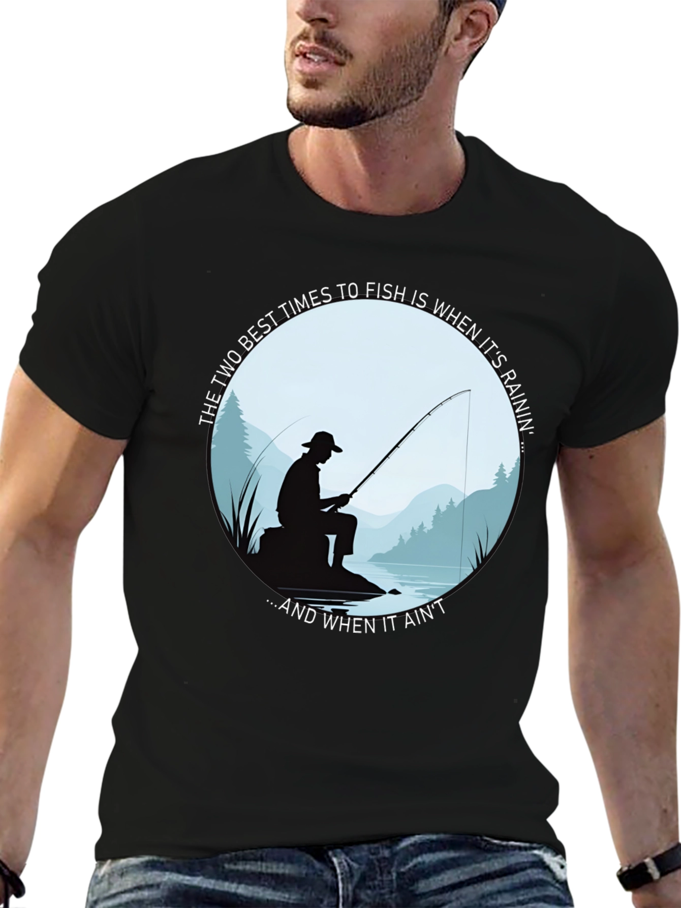 Fishing T-Shirt - Best Times to Fish