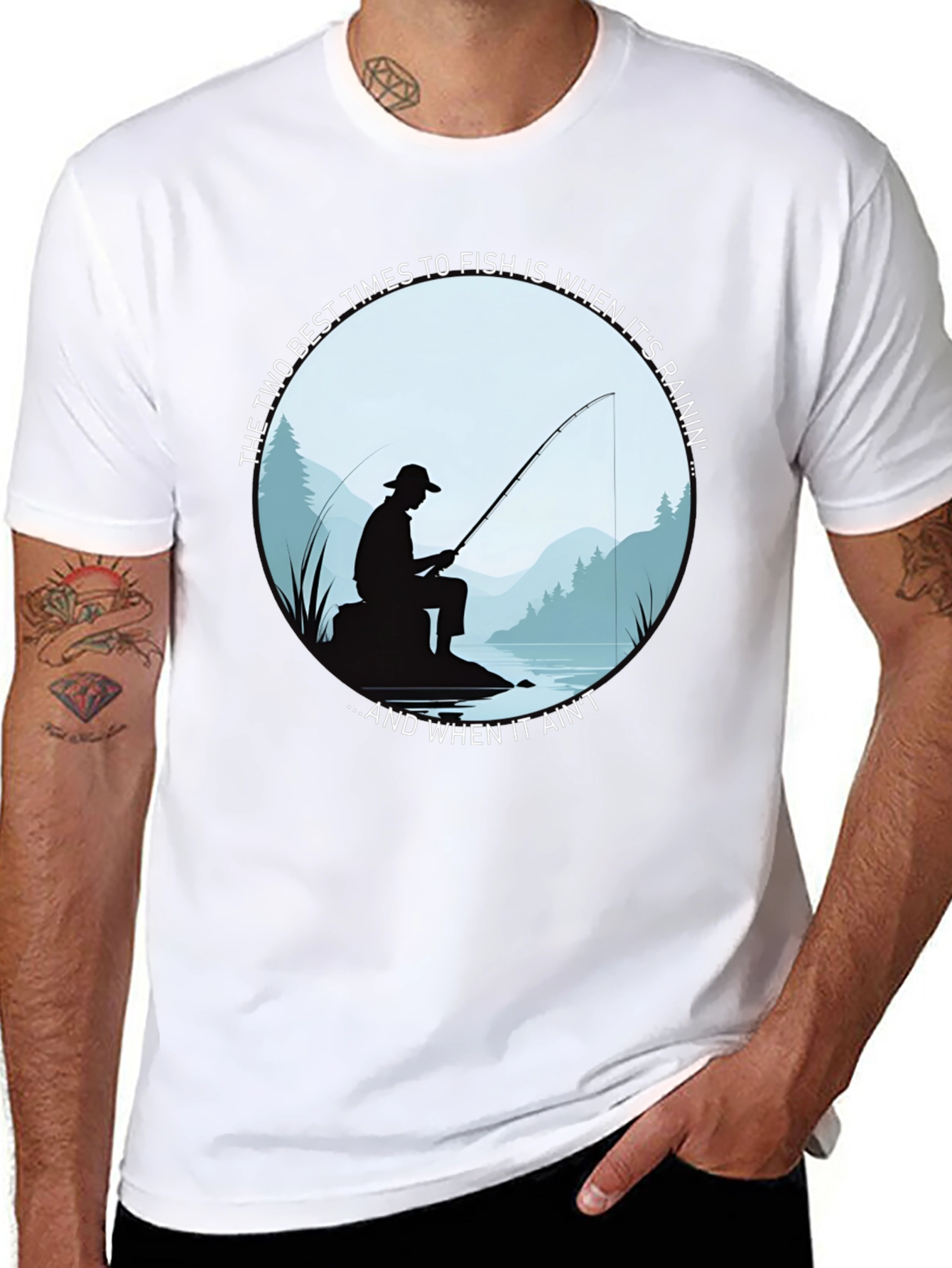 Fishing T-Shirt - Best Times to Fish