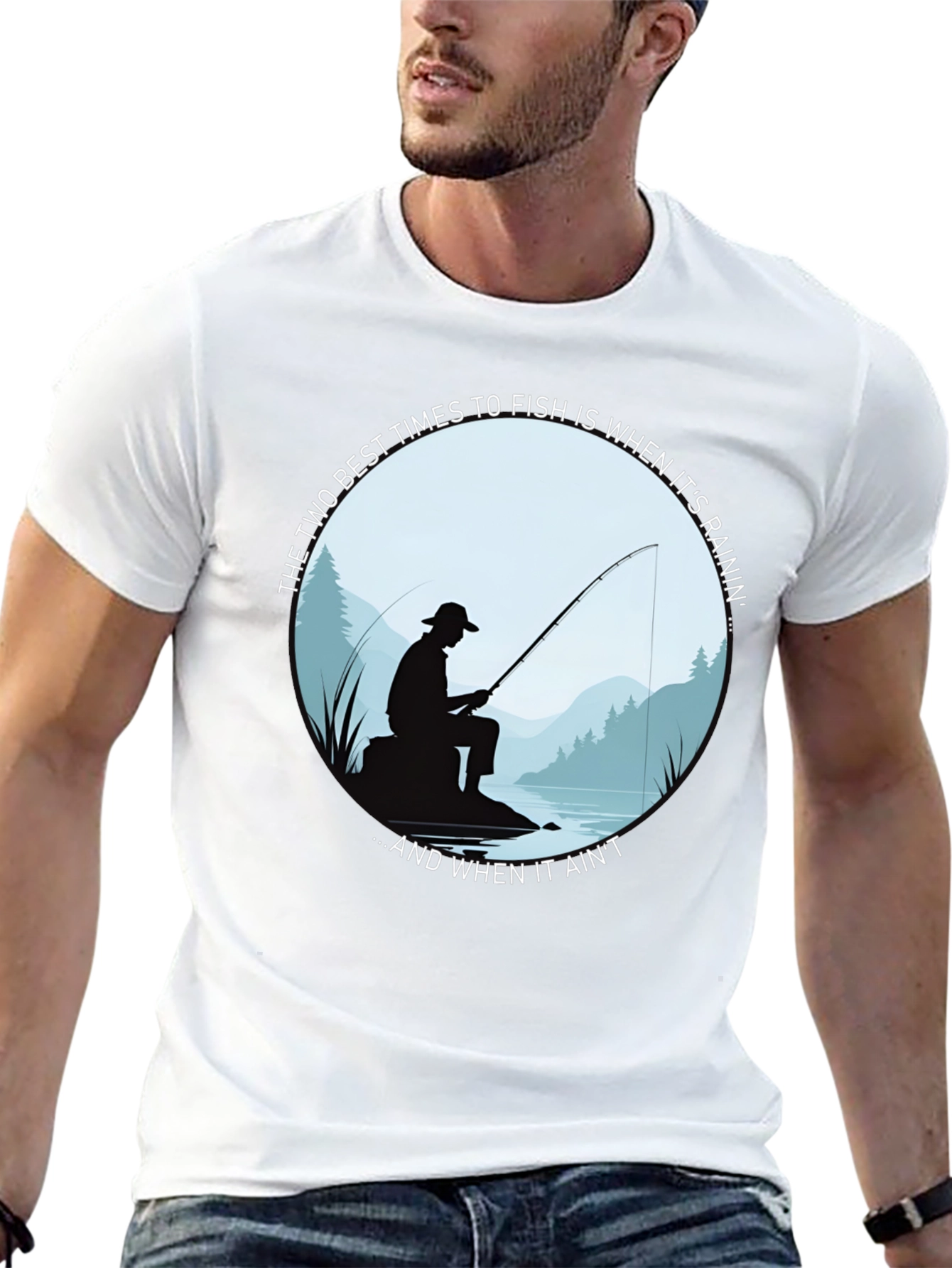 Fishing T-Shirt - Best Times to Fish