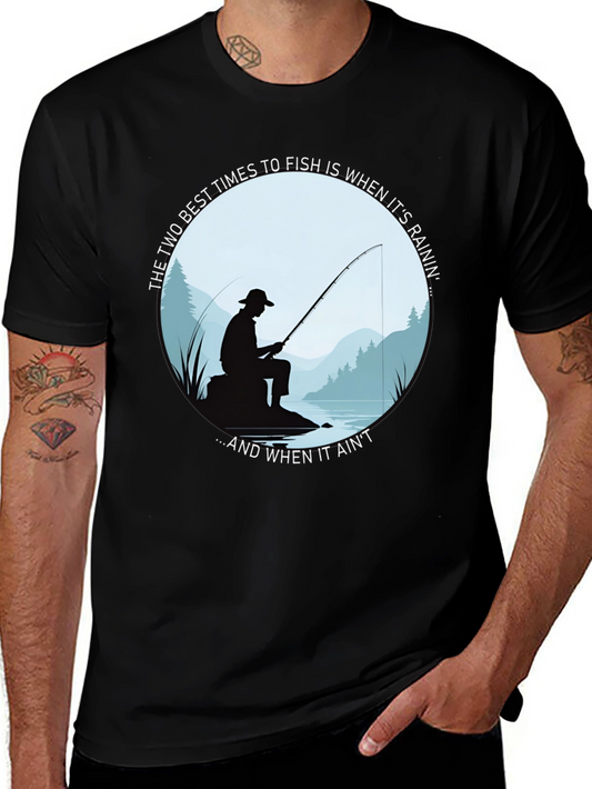 Fishing T-Shirt - Best Times to Fish