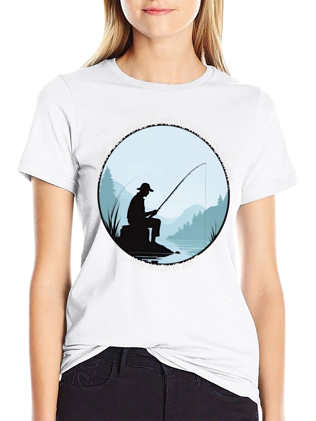 Fishing T-Shirt - Best Times to Fish