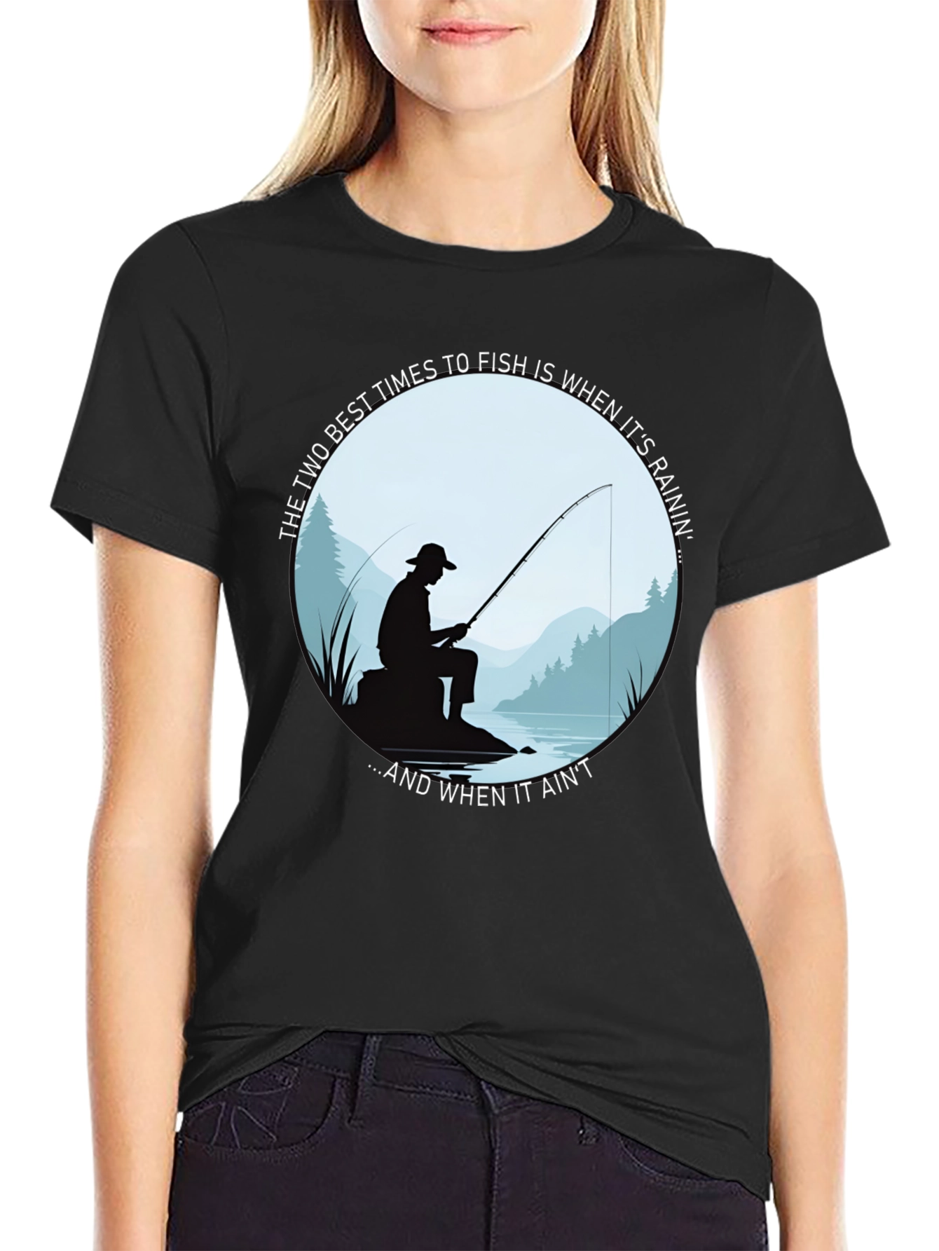 Fishing T-Shirt - Best Times to Fish