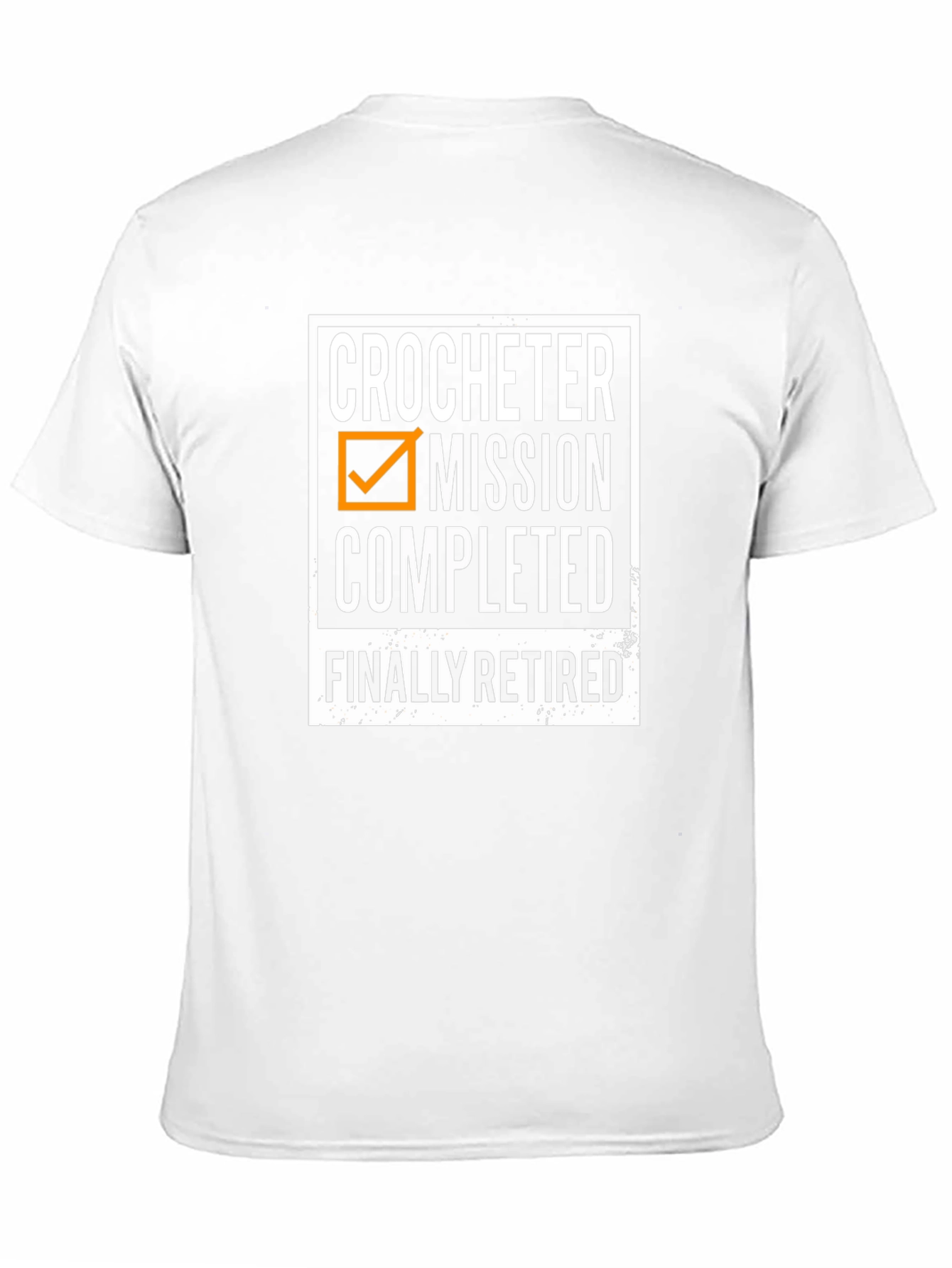 Crocheter Mission Completed Retired T-Shirt