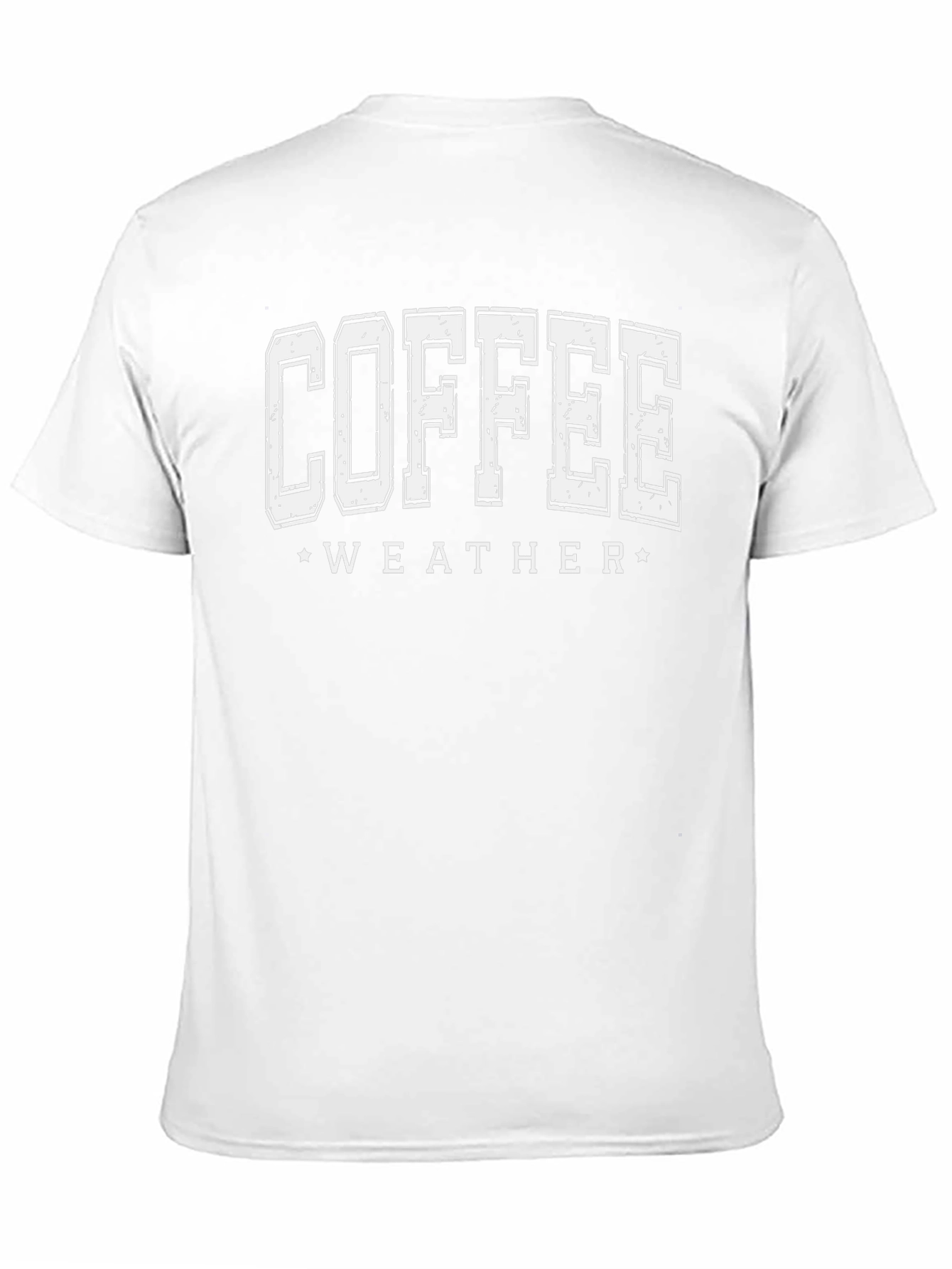 Coffee Weather Black Graphic T-Shirt