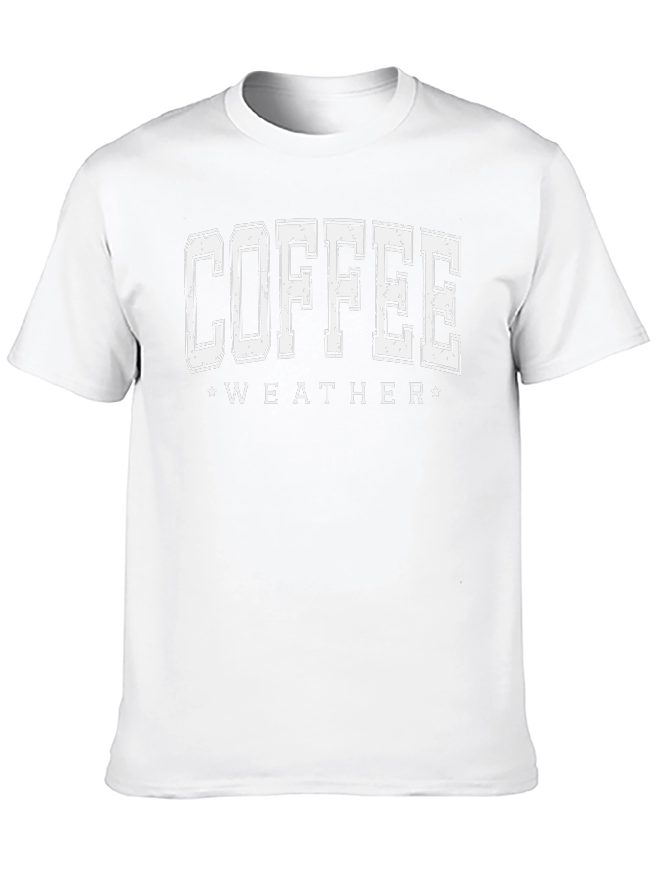 Coffee Weather Black Graphic T-Shirt
