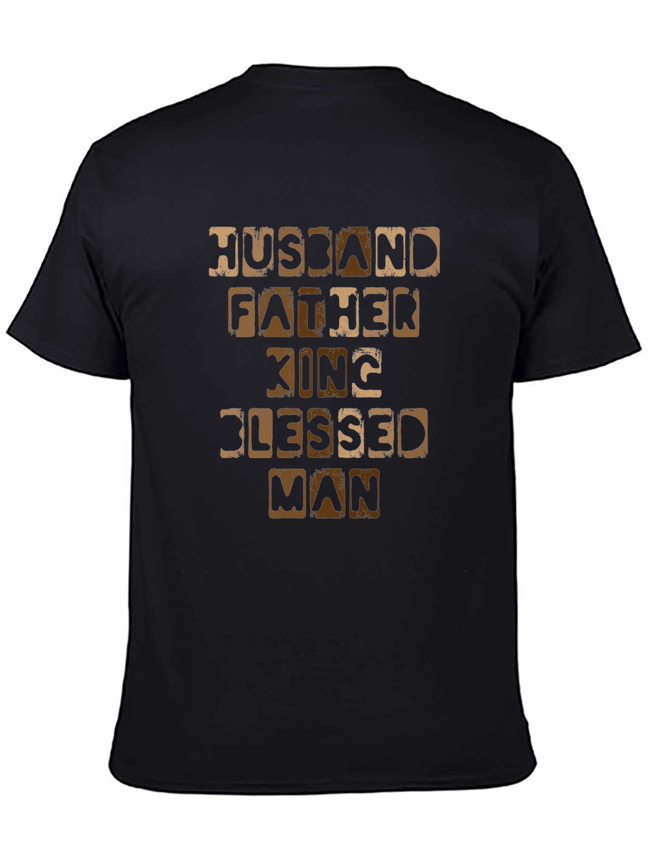 Husband Father King Blessed Man T-Shirt
