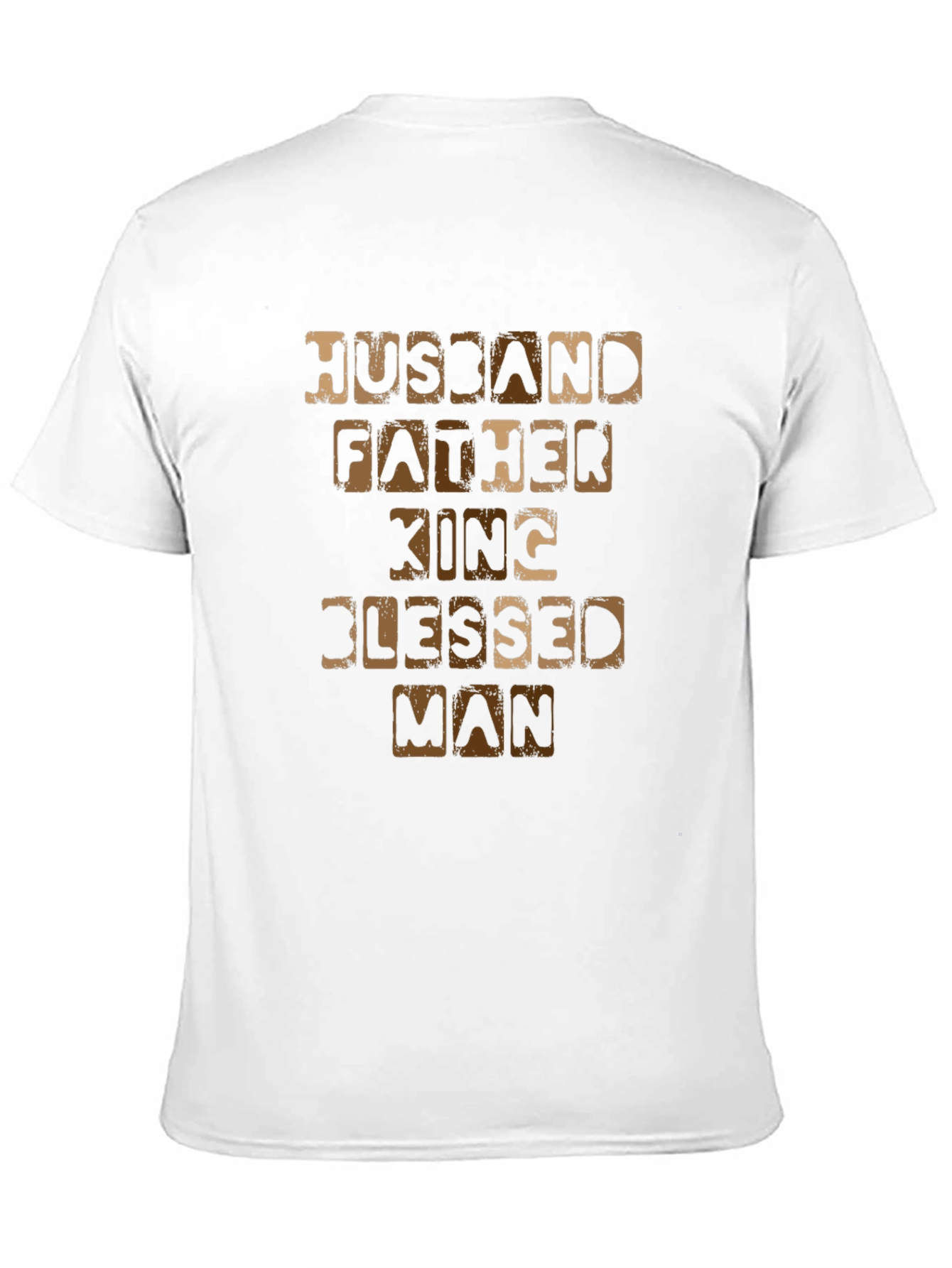 Husband Father King Blessed Man T-Shirt
