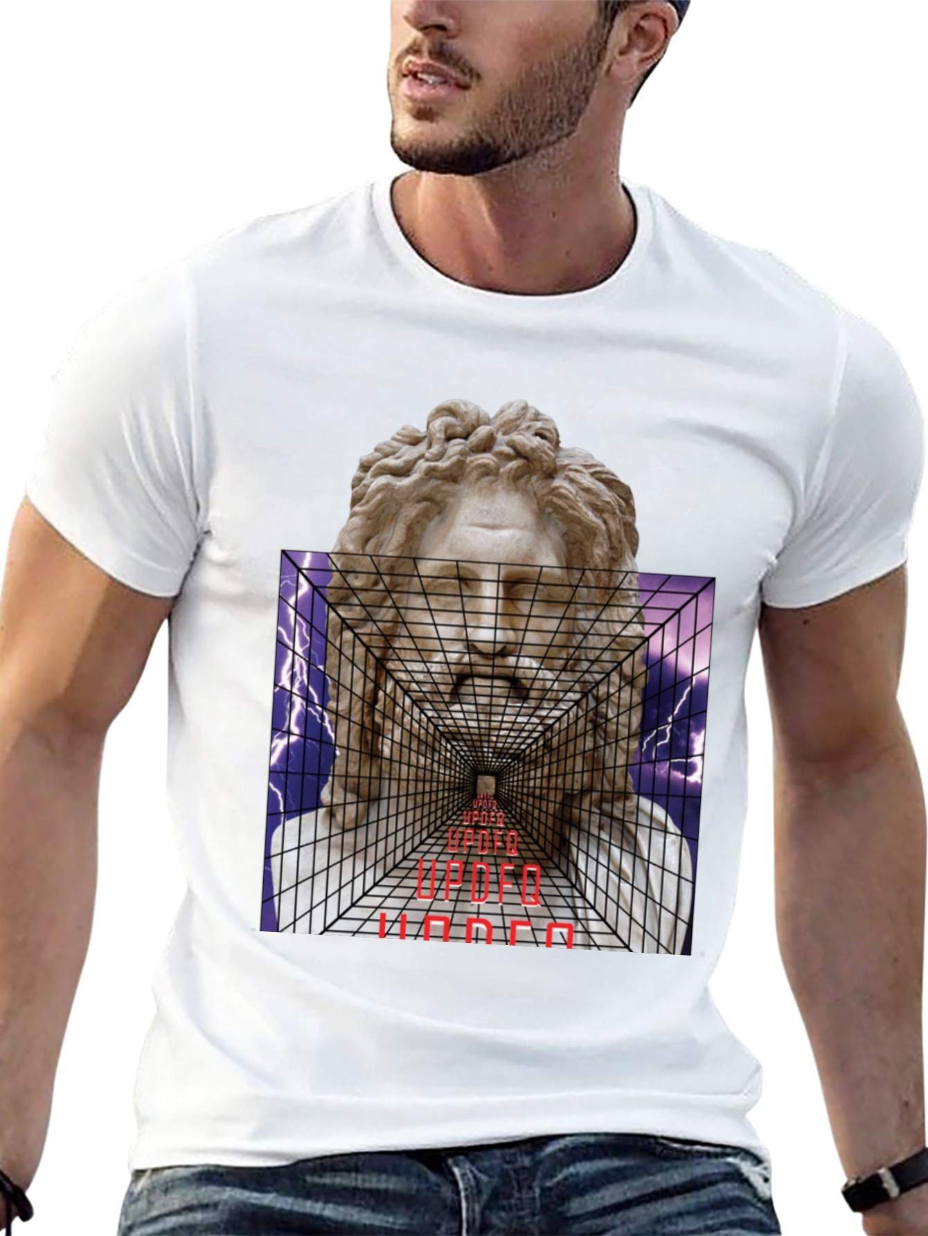 Ancient God T-Shirt - Vaporwave Design