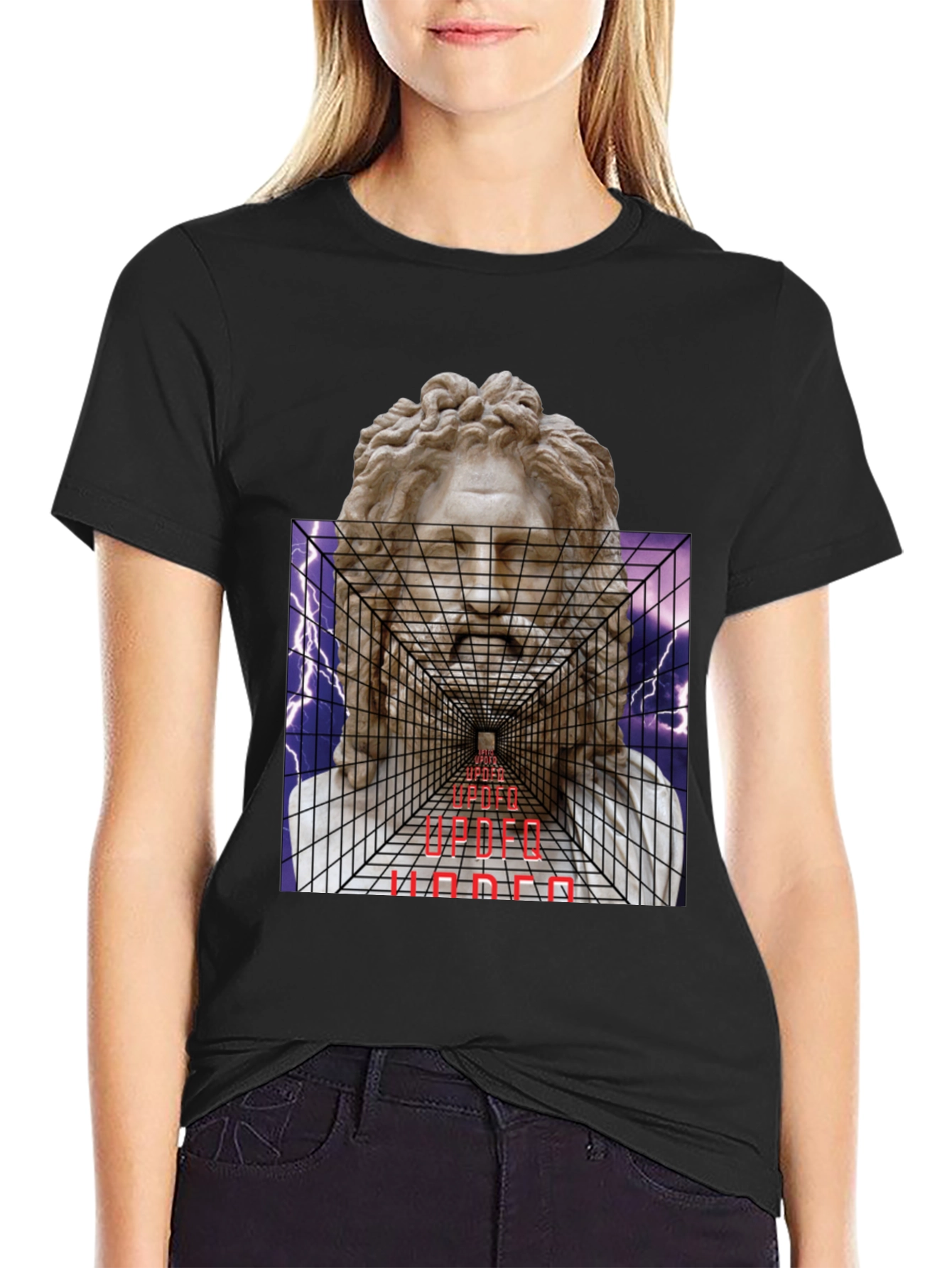 Ancient God T-Shirt - Vaporwave Design