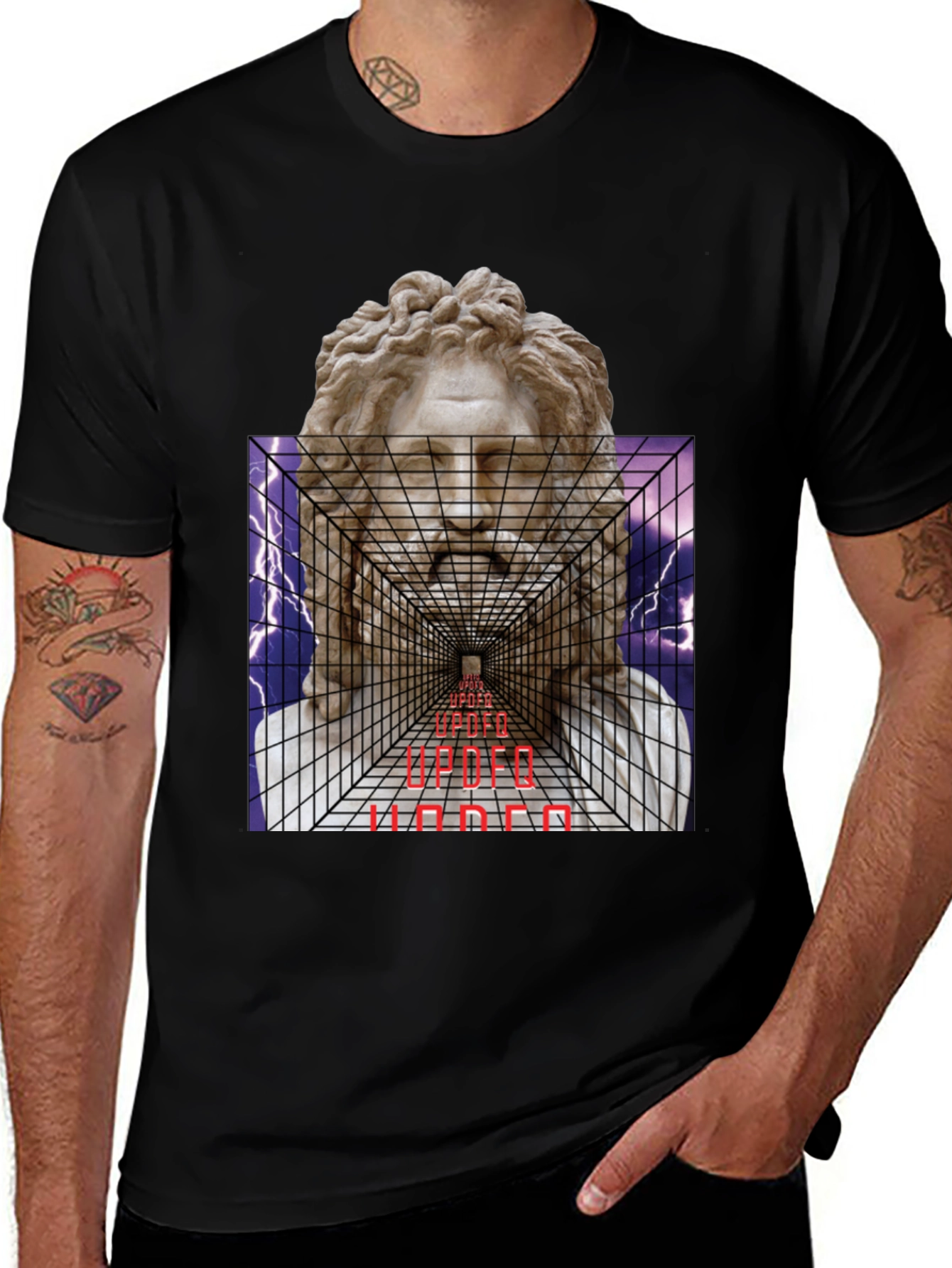 Ancient God T-Shirt - Vaporwave Design