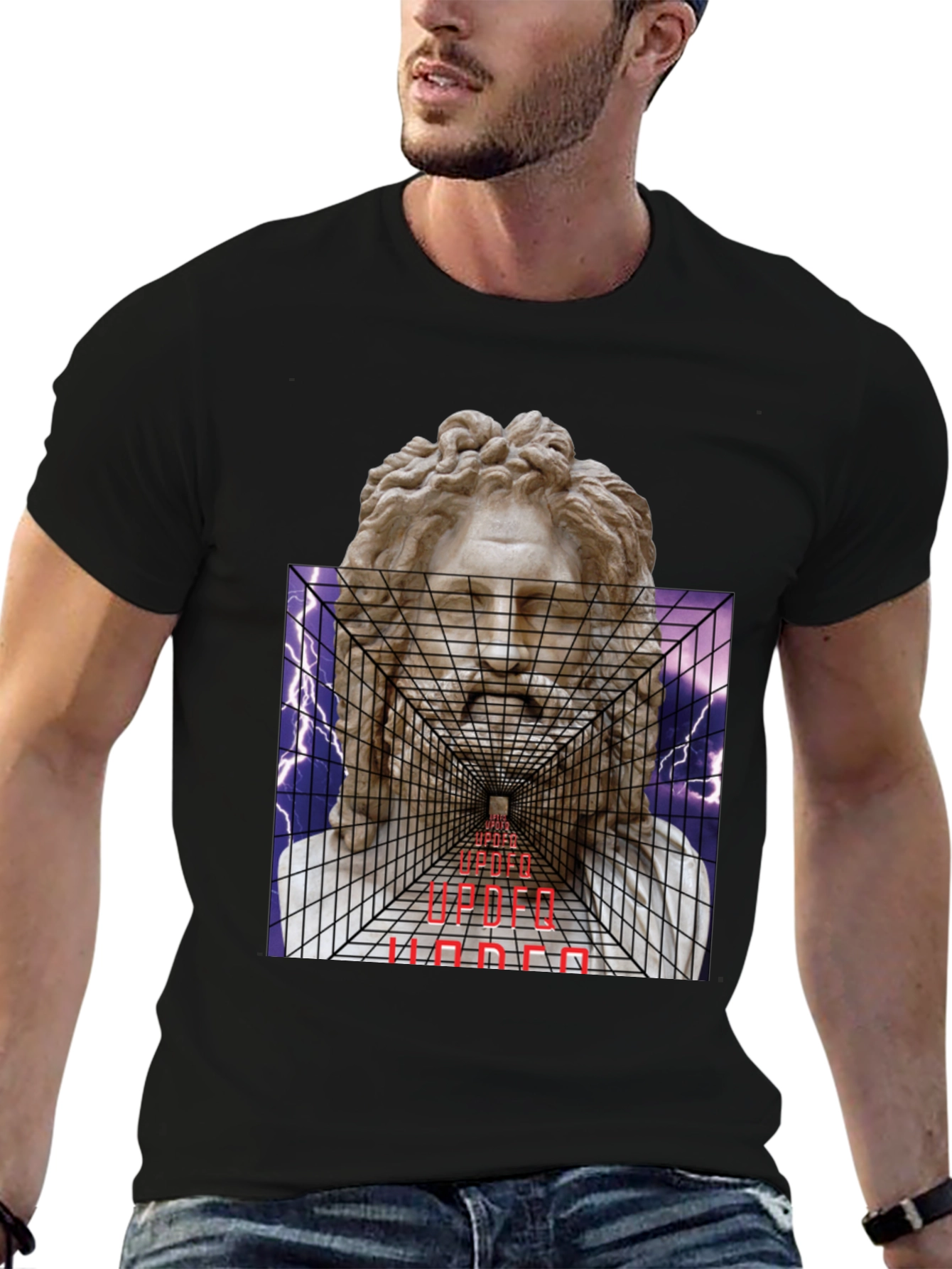 Ancient God T-Shirt - Vaporwave Design