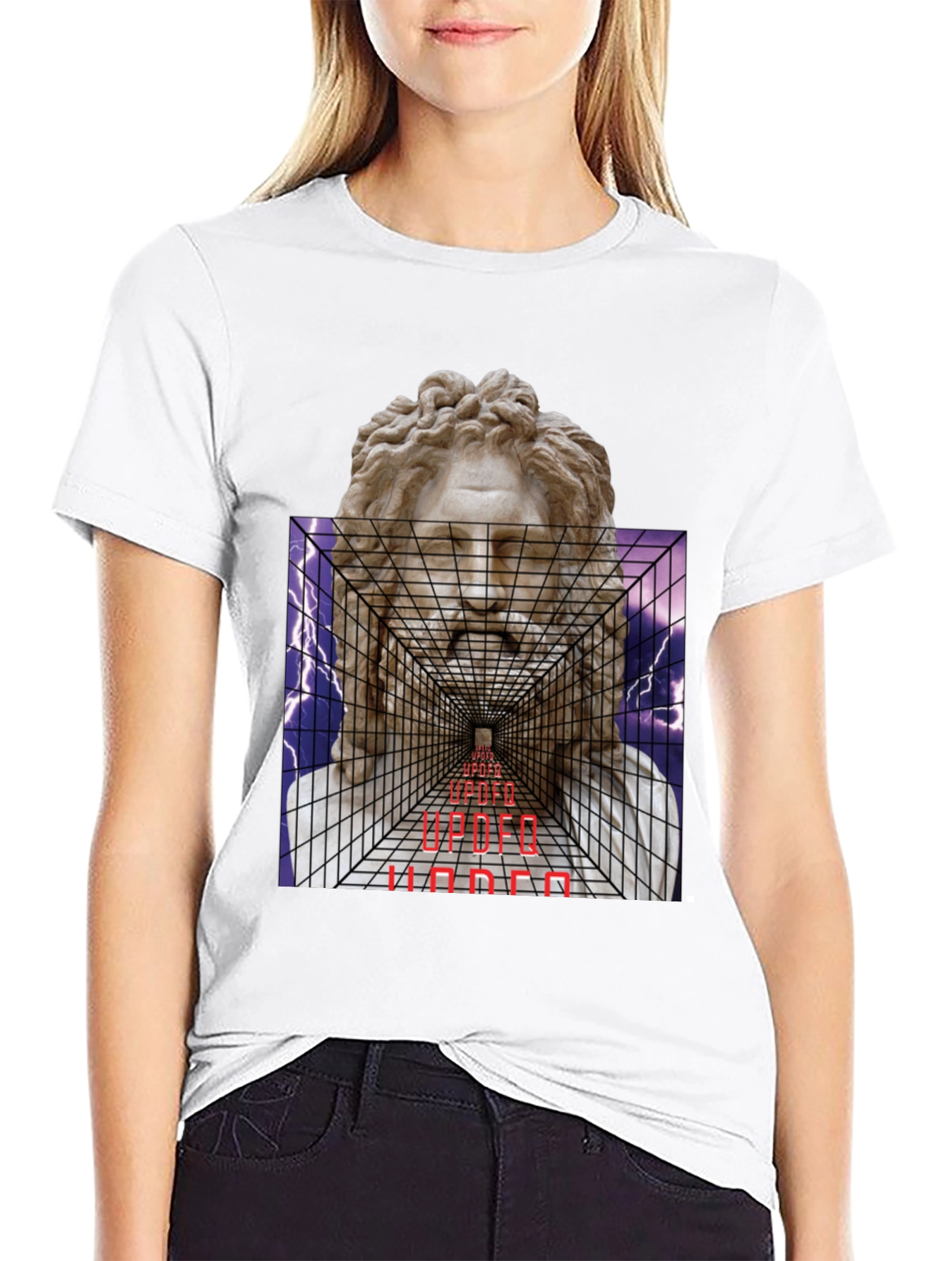Ancient God T-Shirt - Vaporwave Design