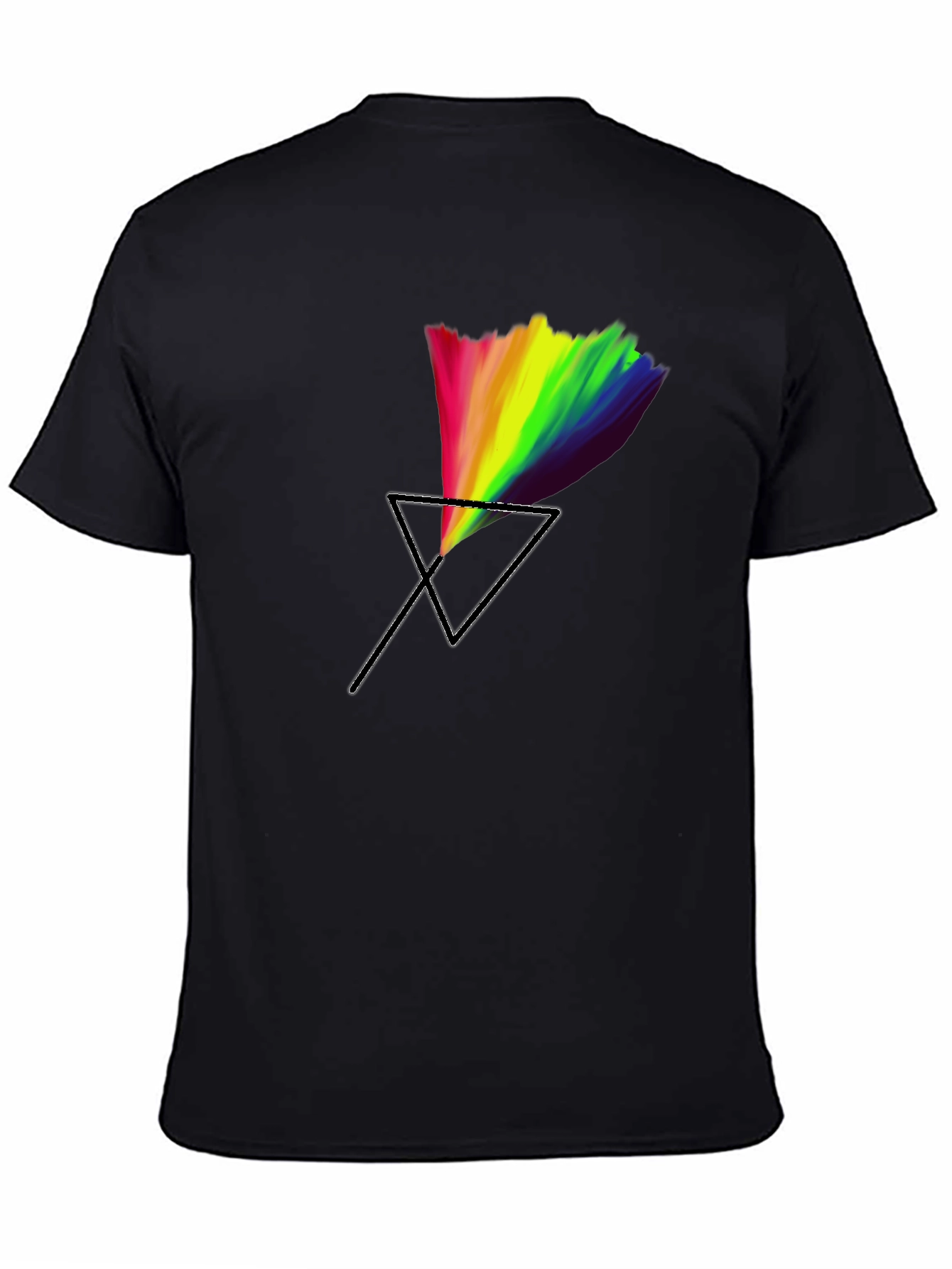 Prism Graphic Tee - Black Cotton Blend
