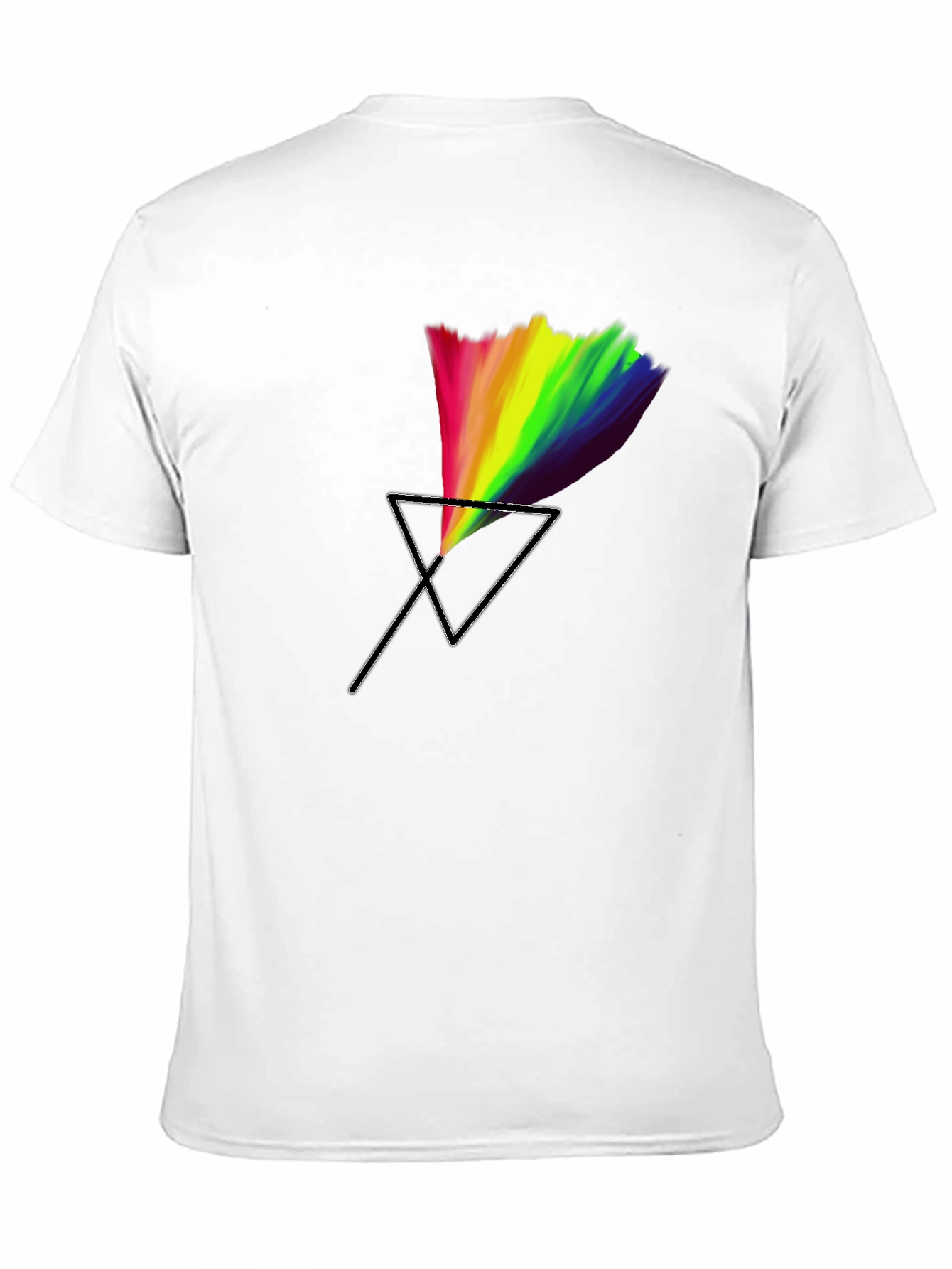 Prism Graphic Tee - Black Cotton Blend