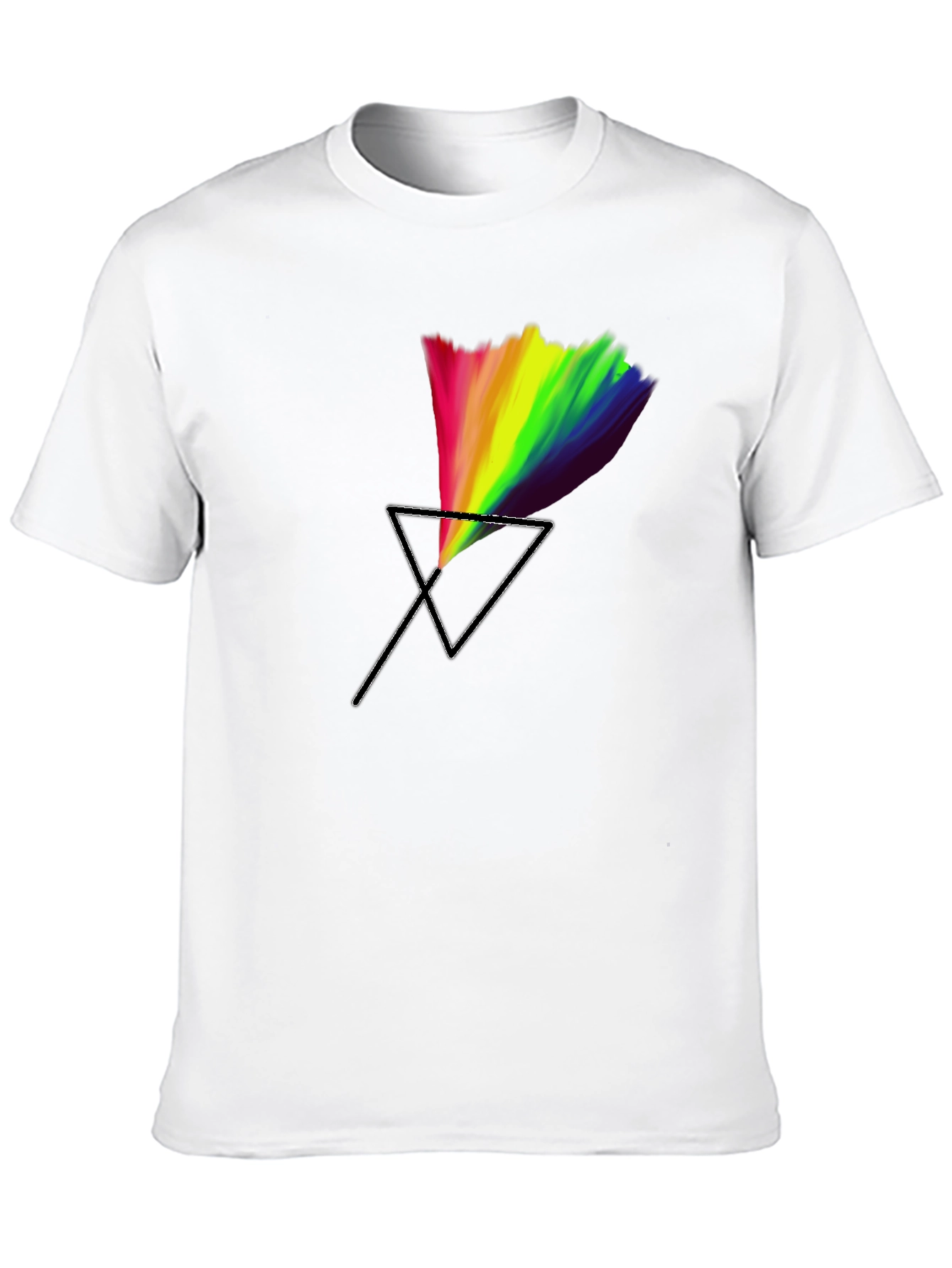 Prism Graphic Tee - Black Cotton Blend