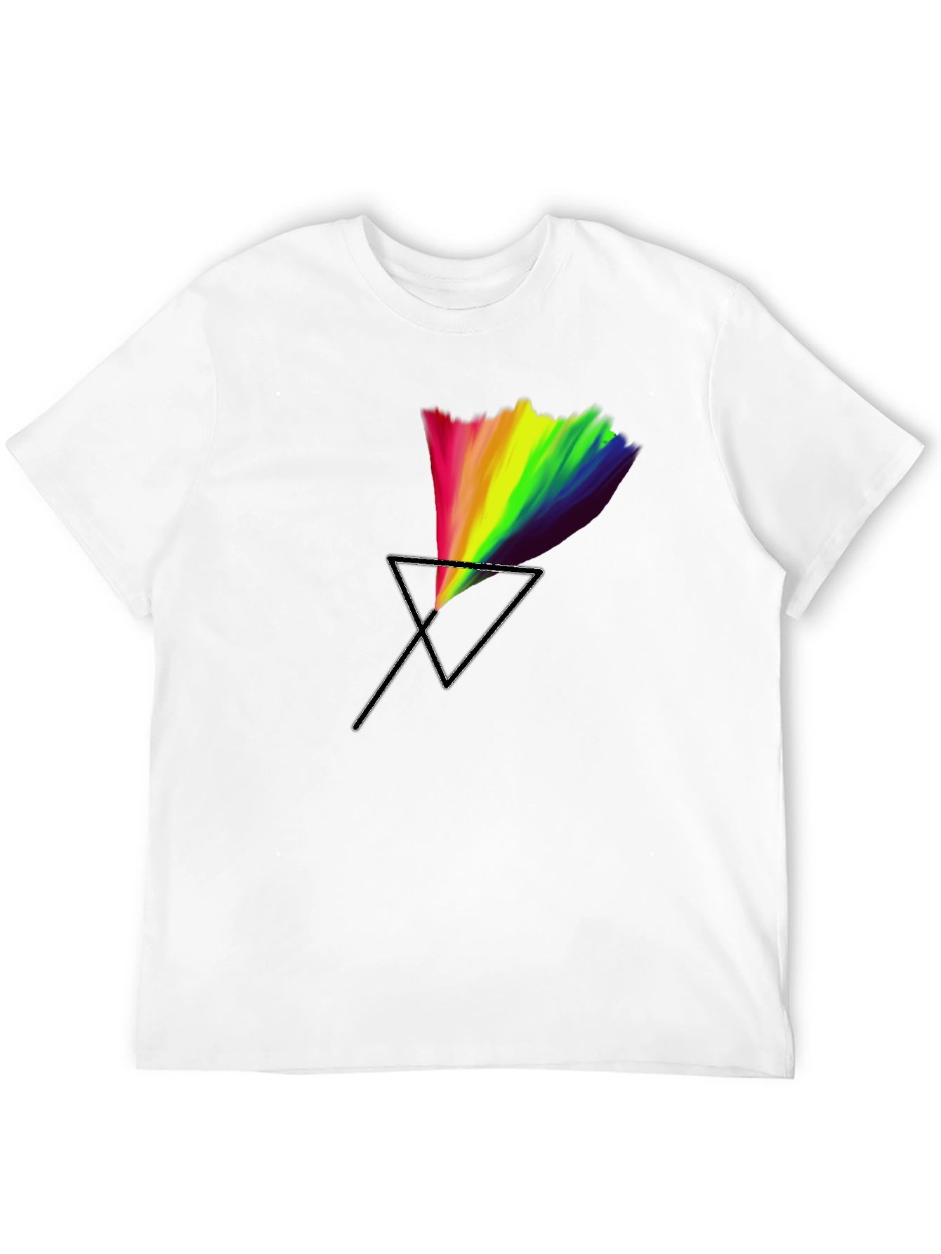 Prism Graphic Tee - Black Cotton Blend