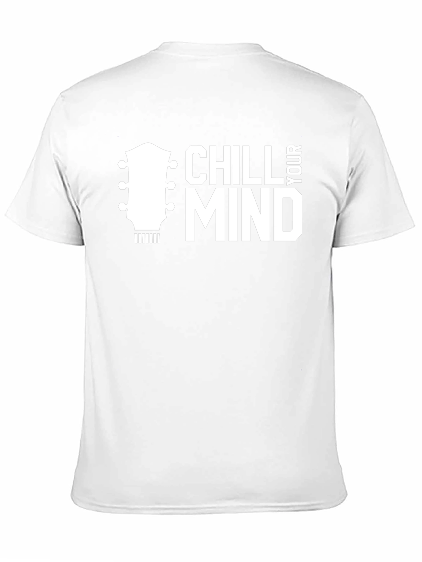 Chill Your Mind Guitar T-Shirt - Black