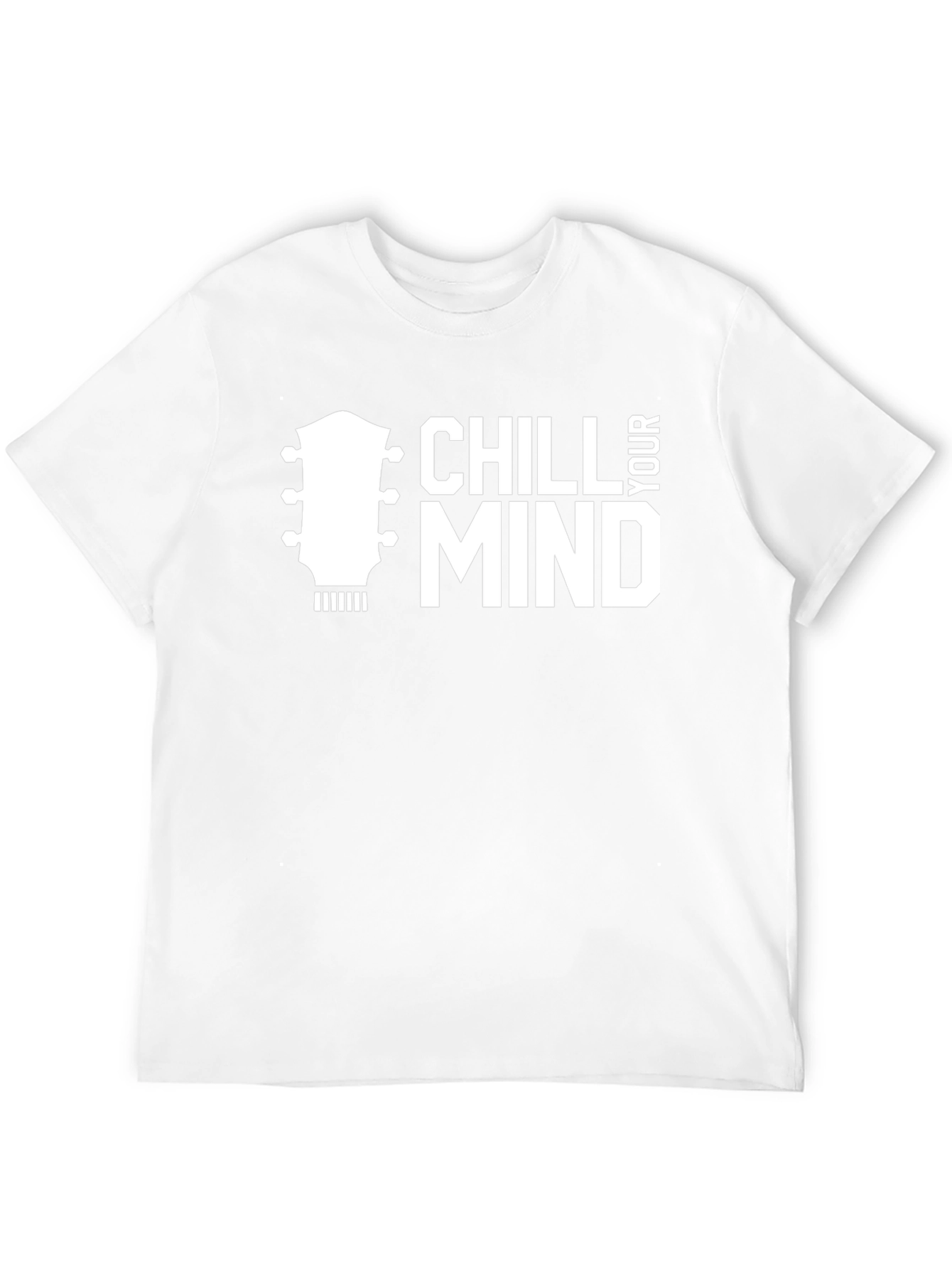 Chill Your Mind Guitar T-Shirt - Black