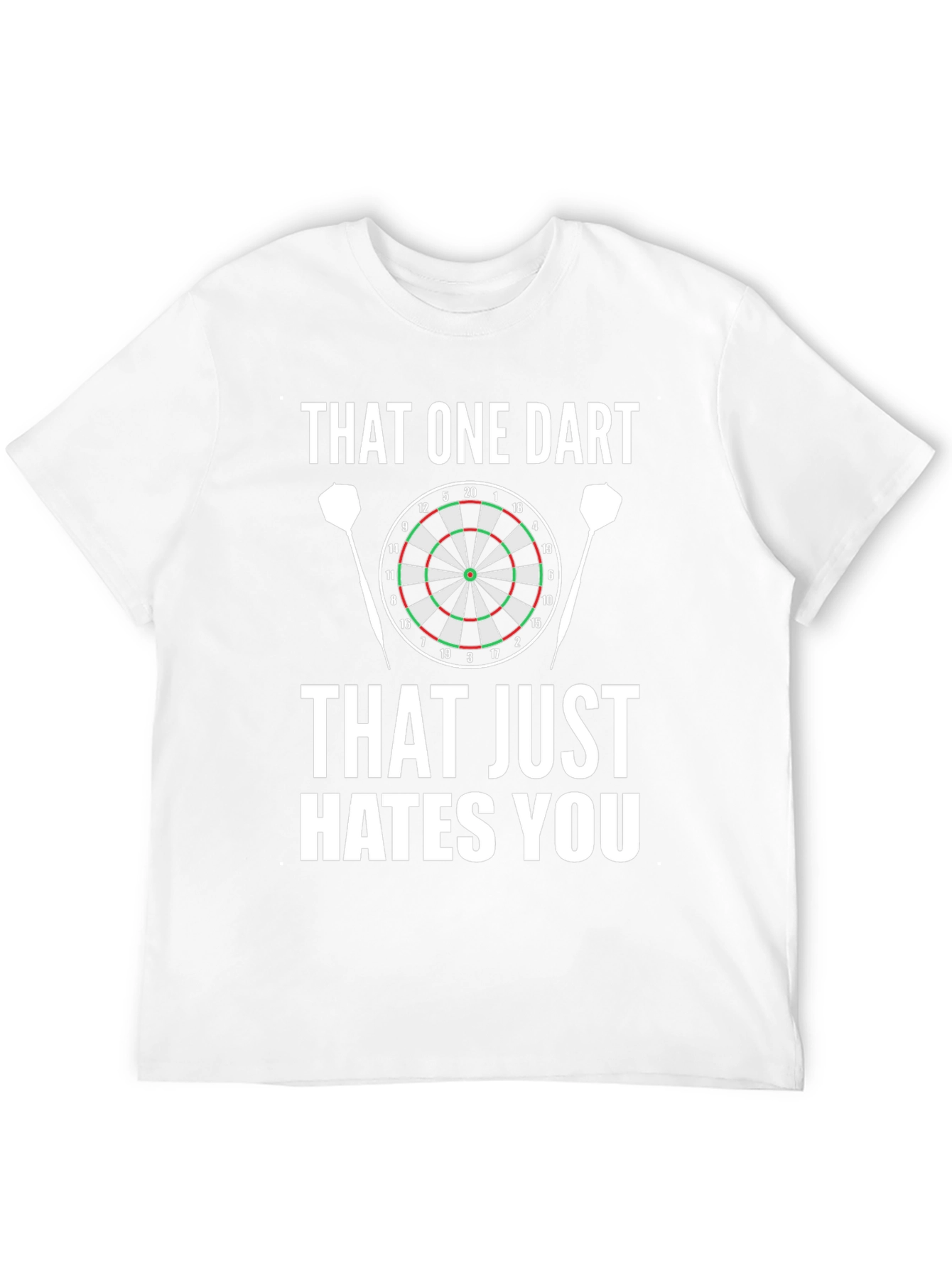 That One Dart Hates You Black Graphic Tee