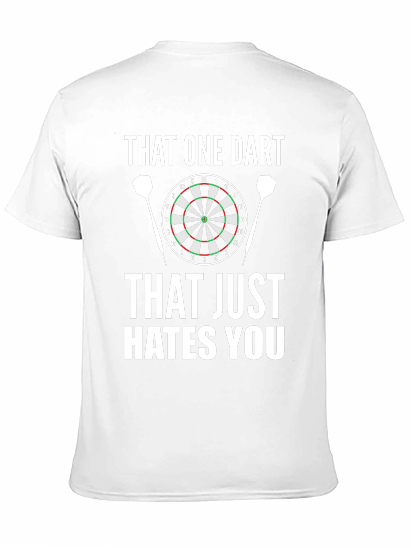 That One Dart Hates You Black Graphic Tee