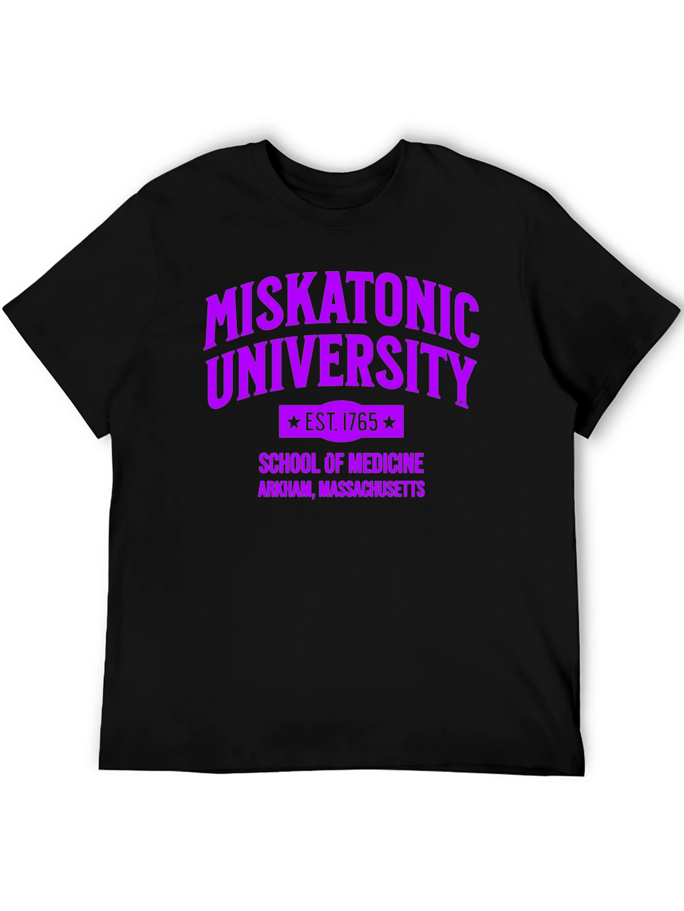 Miskatonic University School of Medicine Black T-Shirt