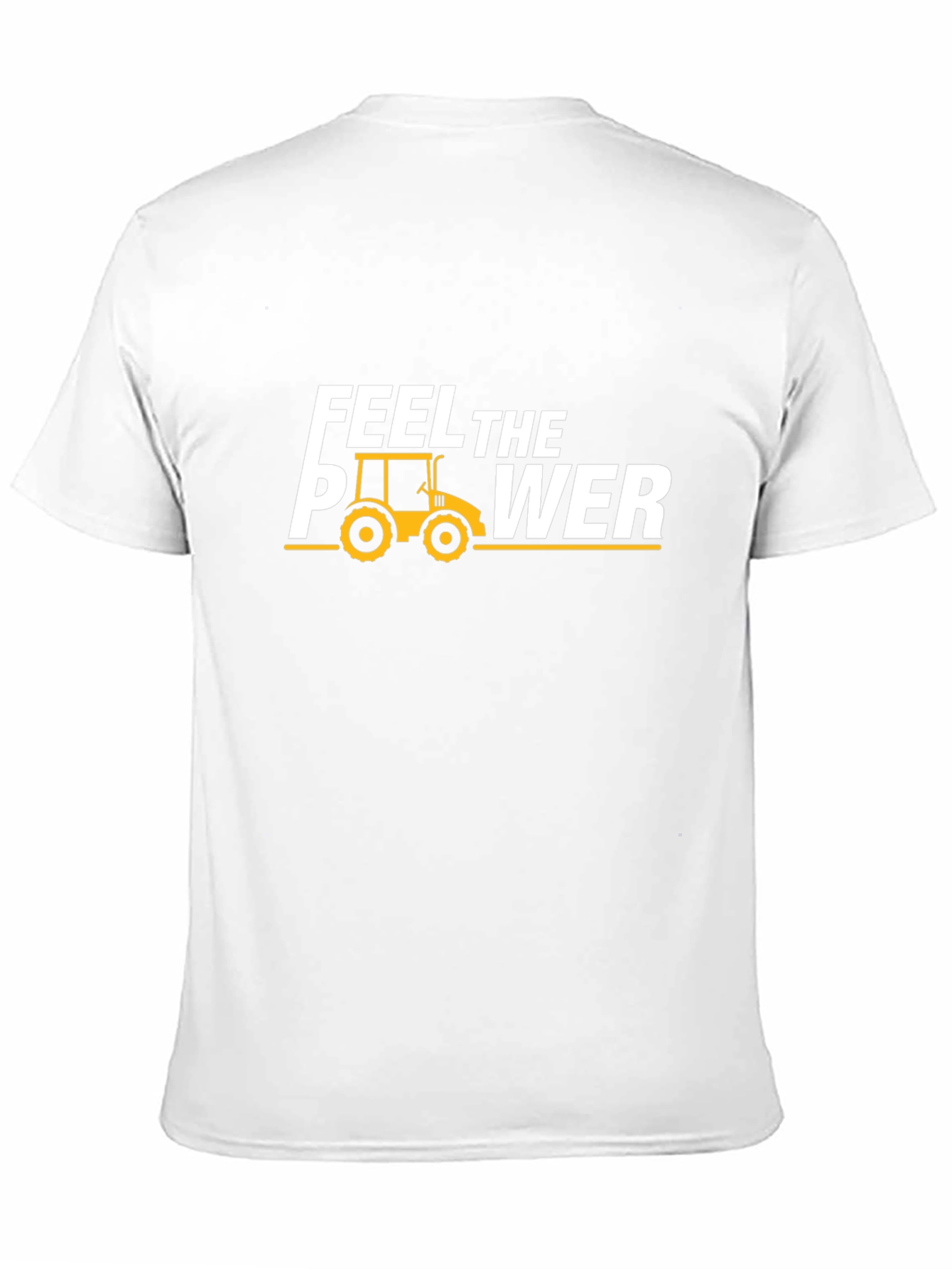 Feel the Power Tractor T-Shirt - Black