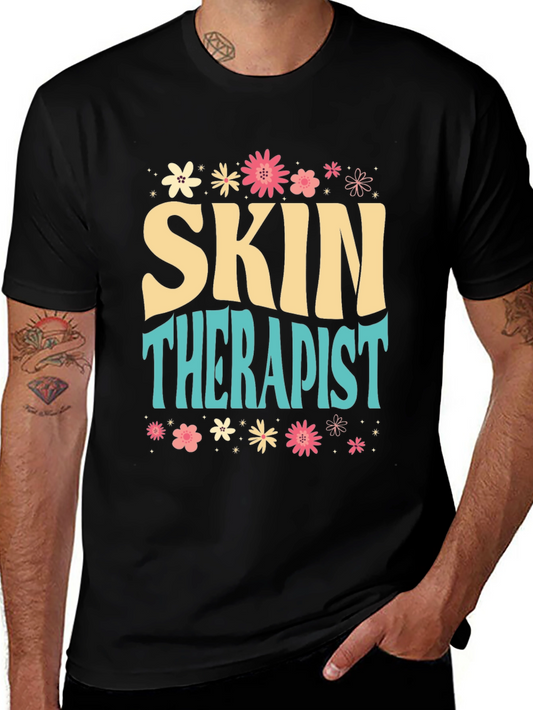 Skin Therapist Floral Graphic Tee