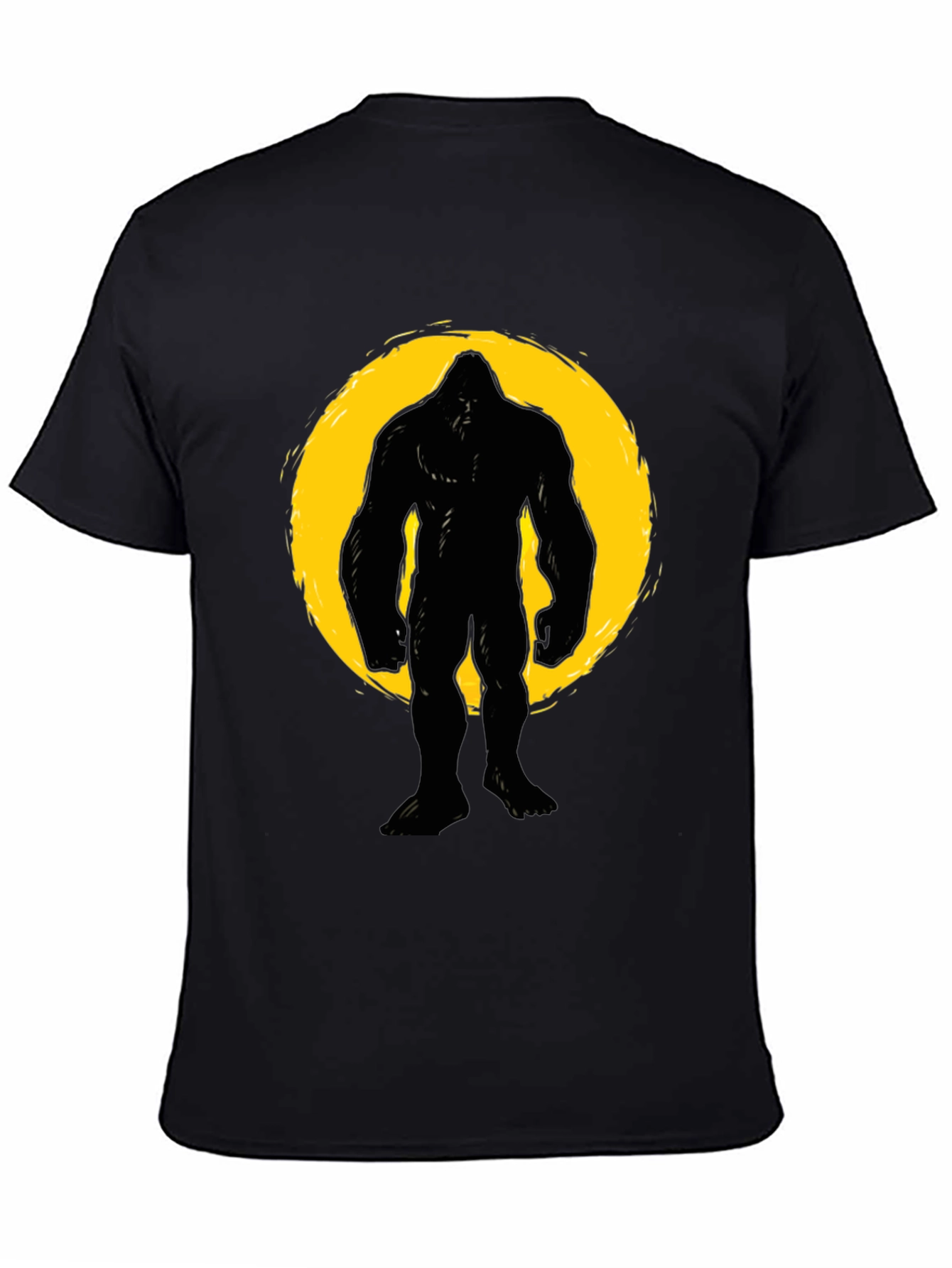Bigfoot Silhouette T-Shirt - Black Graphic Tee