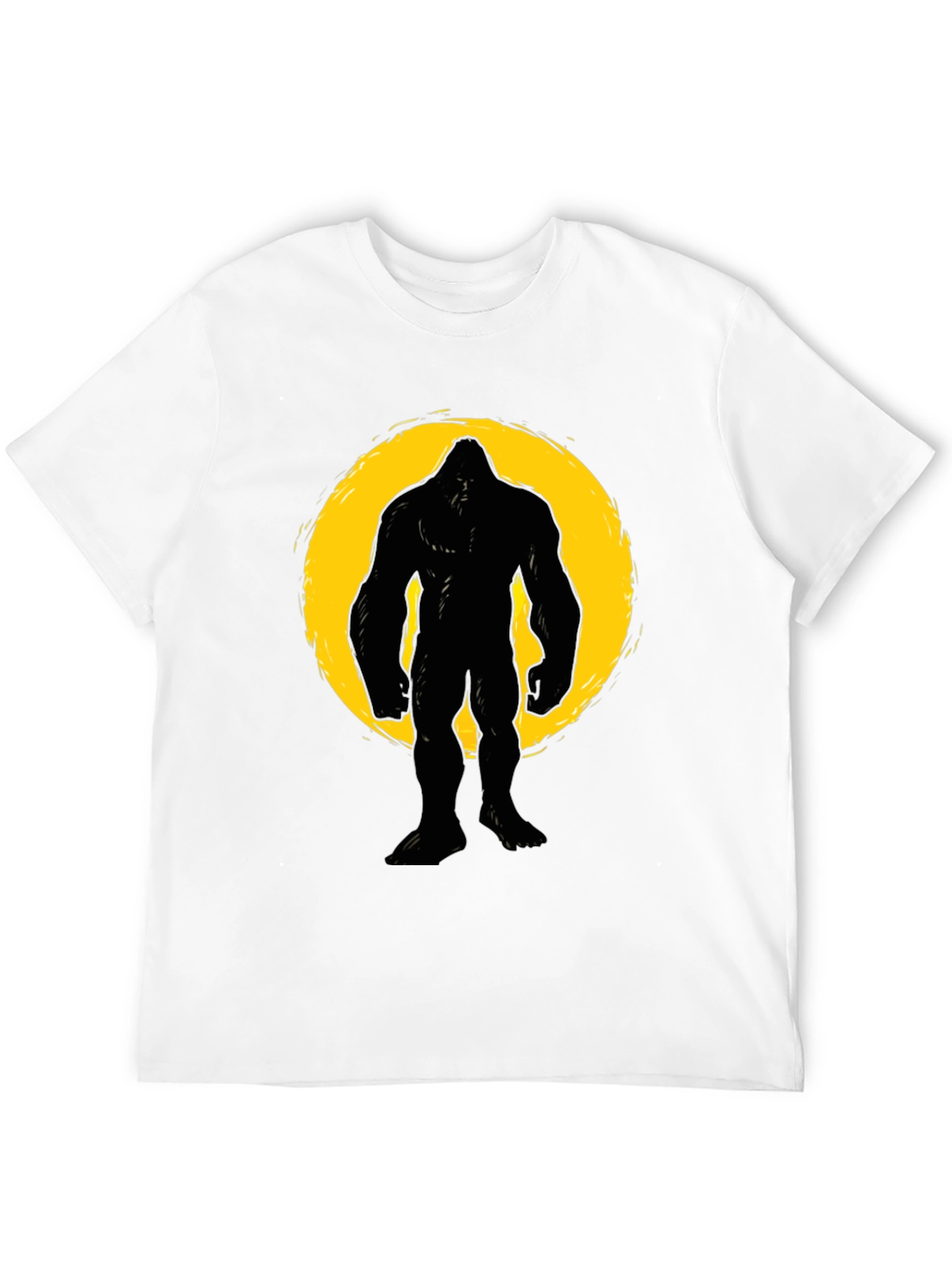 Bigfoot Silhouette T-Shirt - Black Graphic Tee