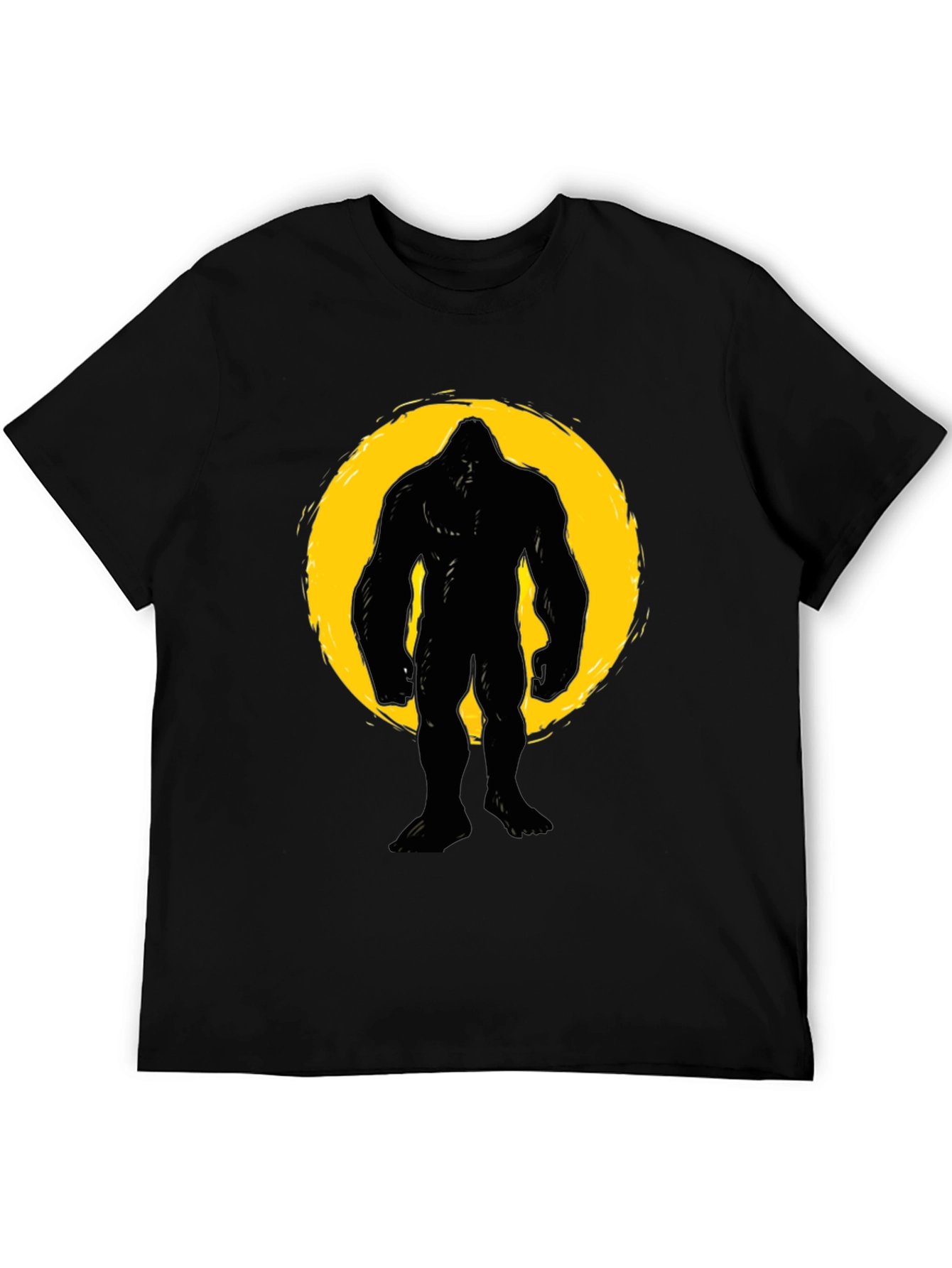Bigfoot Silhouette T-Shirt - Black Graphic Tee