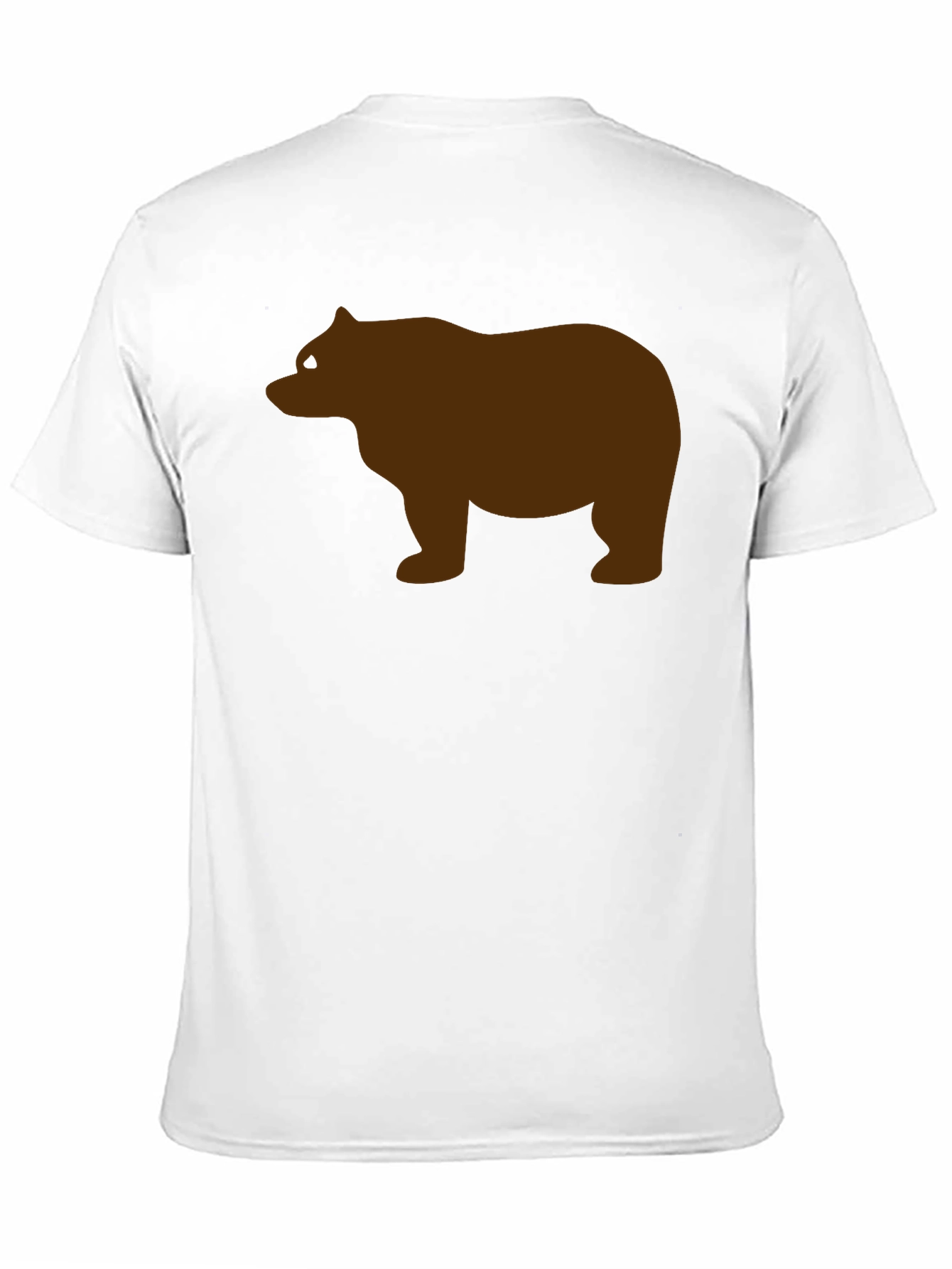 Mens Black Bear Graphic Tee - Casual Style
