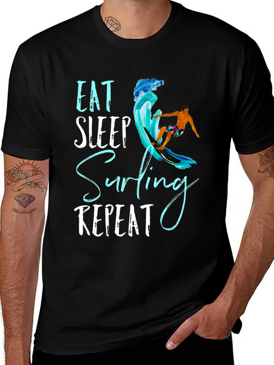 Eat Sleep Surfing Repeat T-Shirt