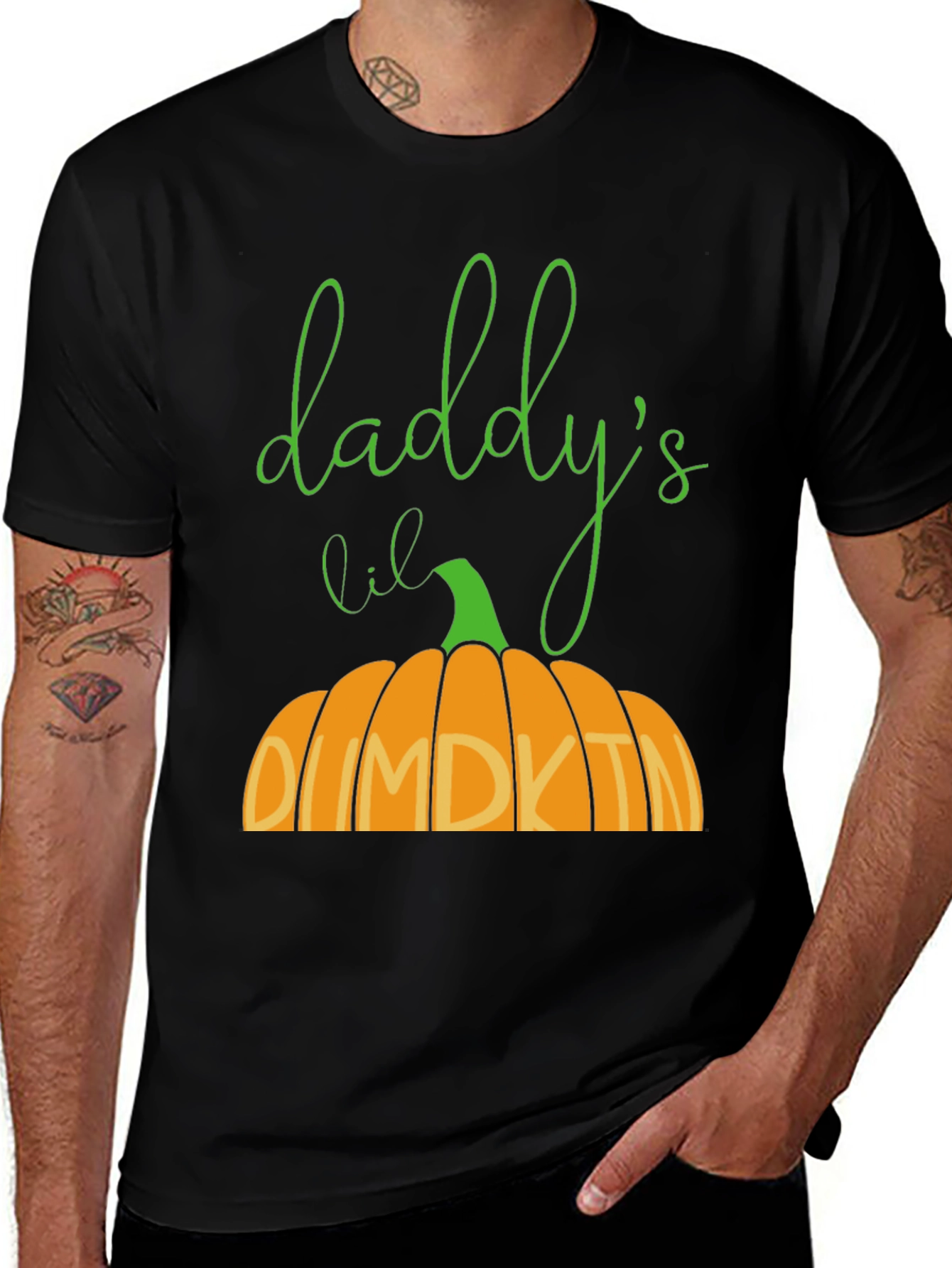 Daddys Little Pumpkin T-Shirt - Cute Fall Tee