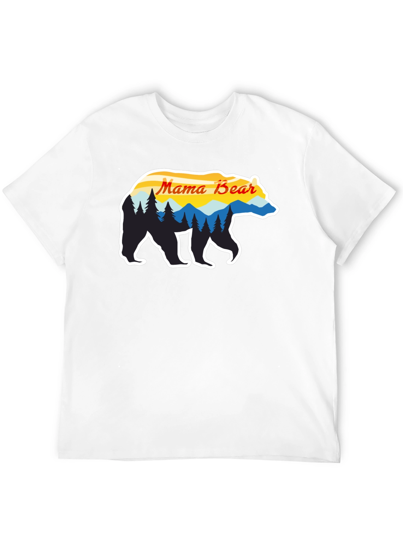 Mama Bear Graphic Tee - Nature Inspired Design
