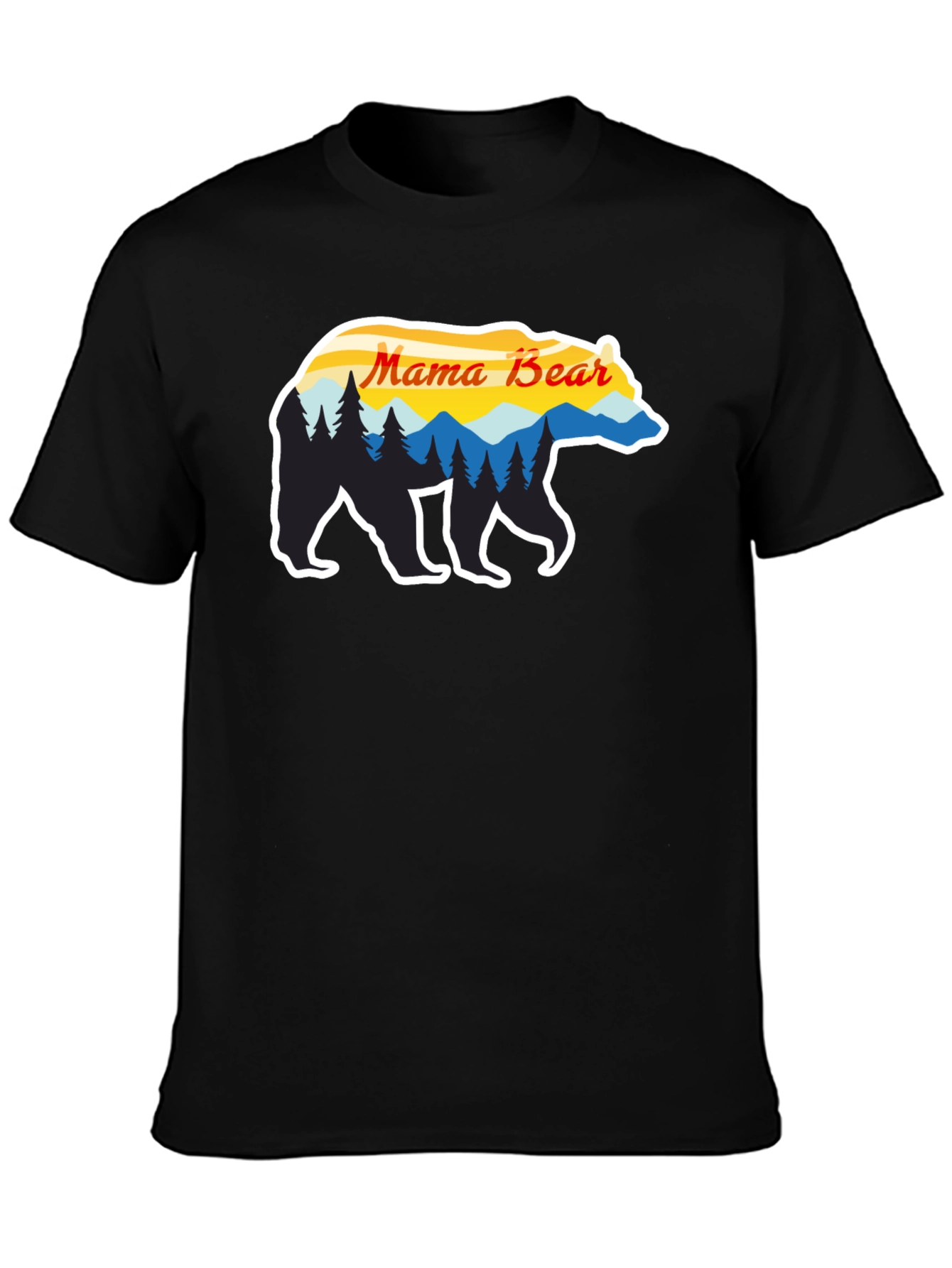Mama Bear Graphic Tee - Nature Inspired Design