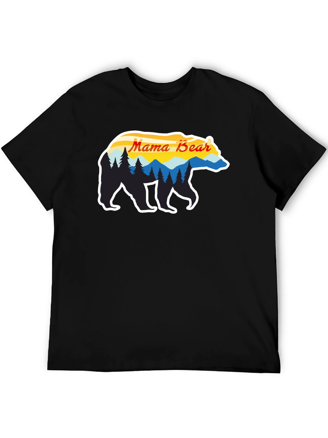 Mama Bear Graphic Tee - Nature Inspired Design